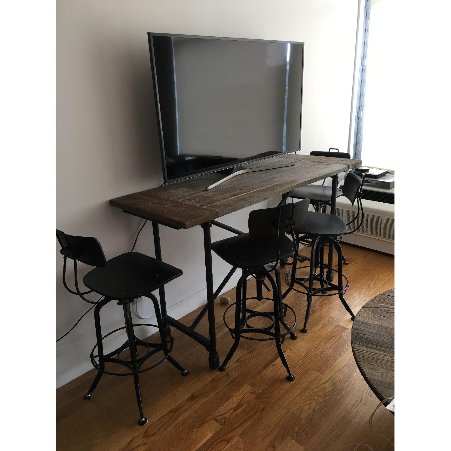 Restoration Hardware Vintage Toledo Bar Chair AptDeco