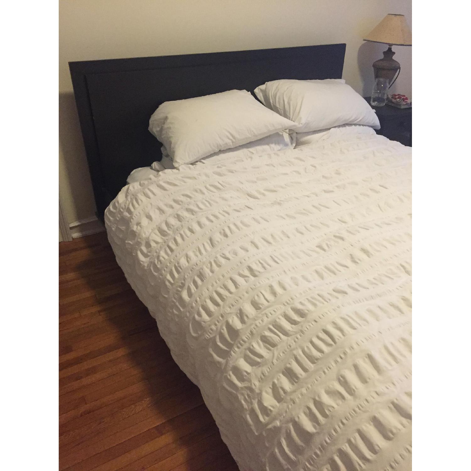 West Elm Queen Bed Frame w/ Headboard - image-1
