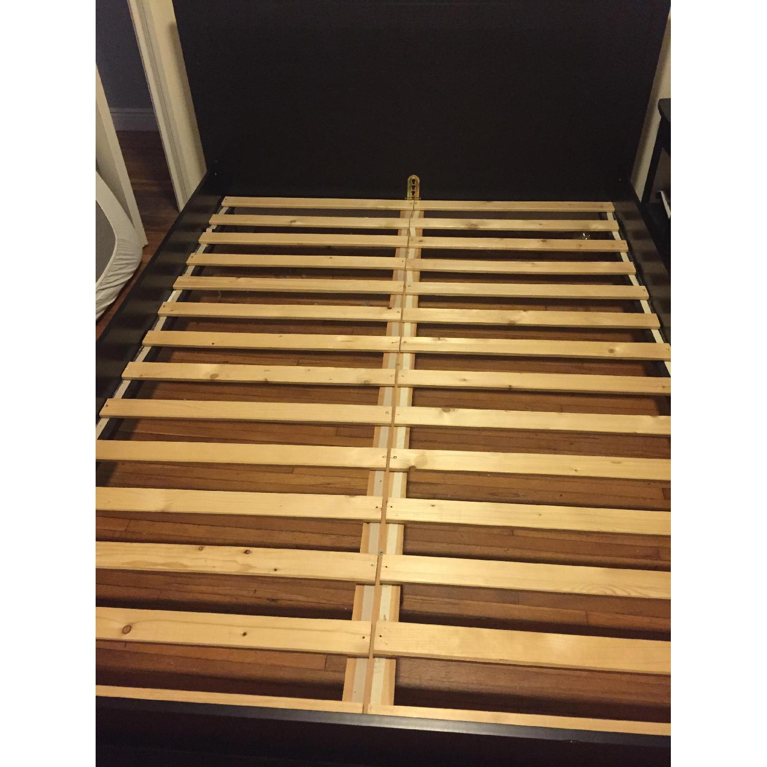 West Elm Queen Bed Frame w/ Headboard - image-3