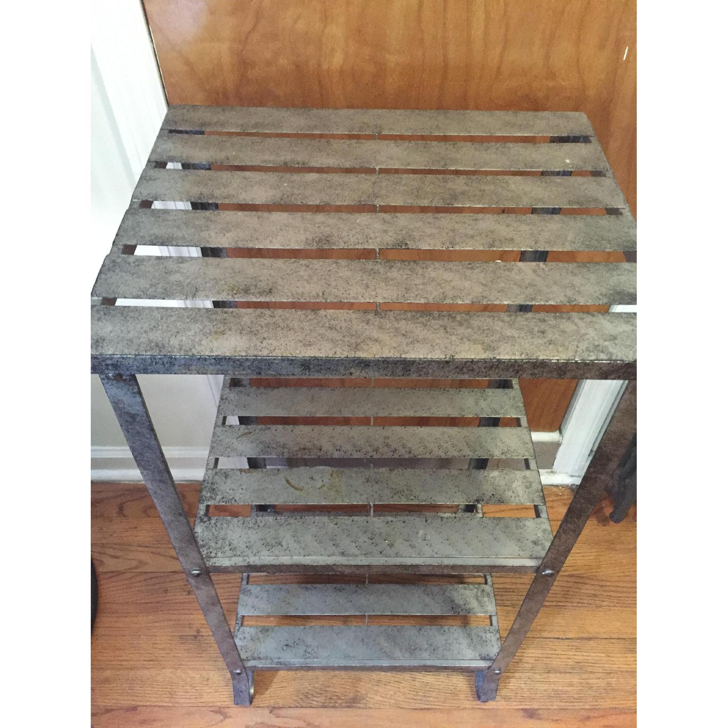 Industrial-Style 3 Shelf Side Table - image-3