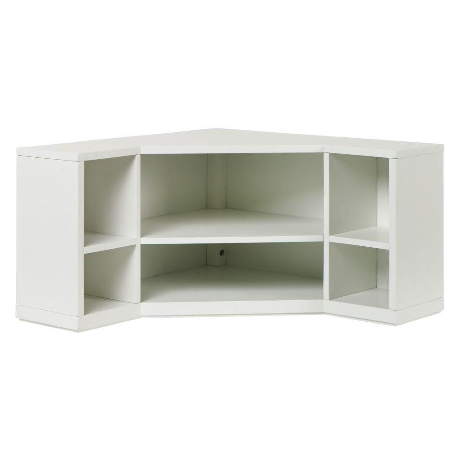 Martha Stewart Picket Fence Corner Craft Table & Cubby - image-7