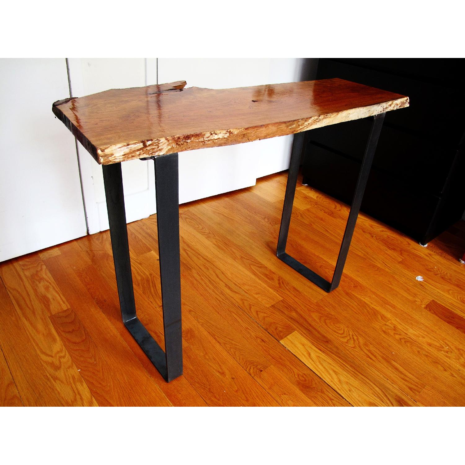 Cherry Wood Live Edge Table - image-1