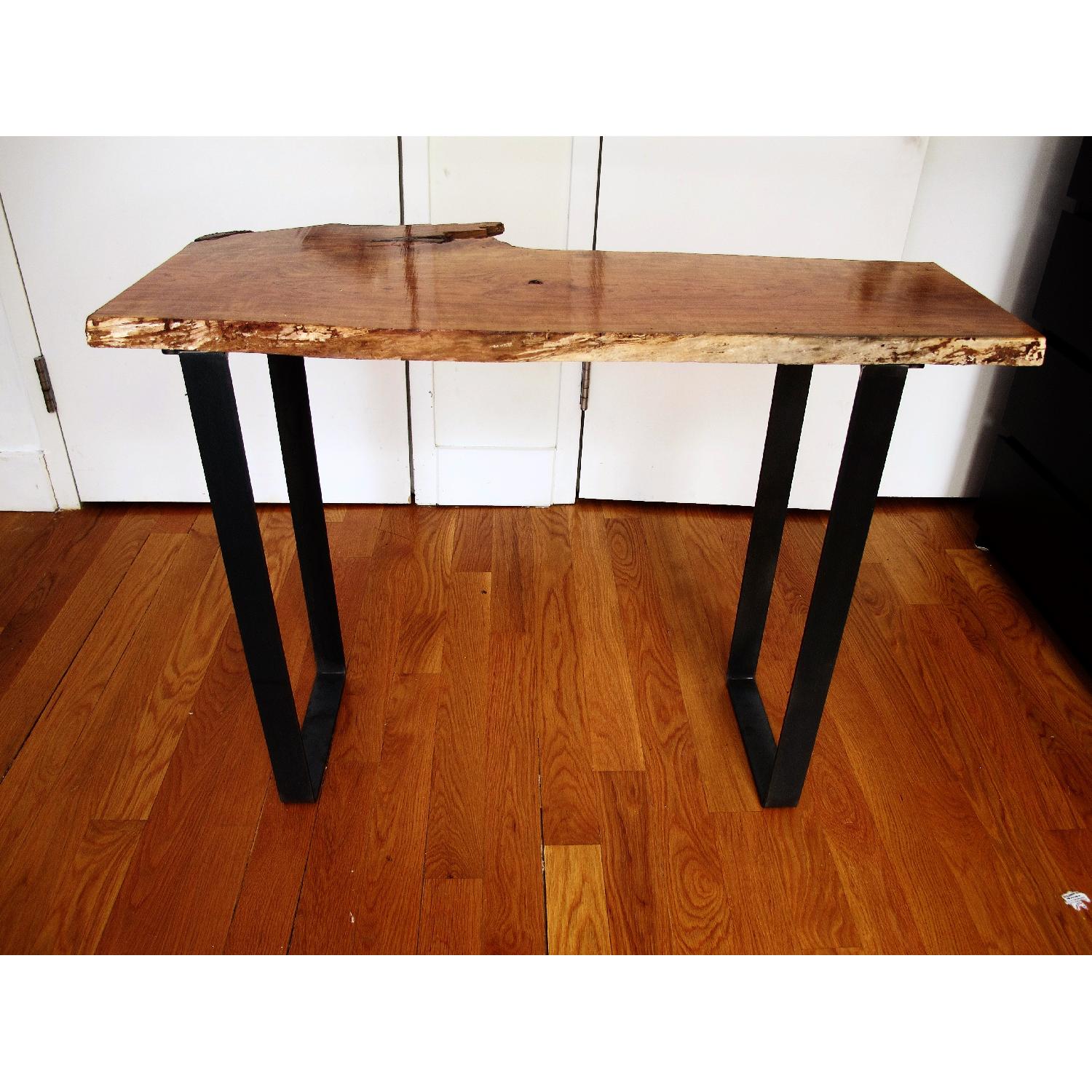 Cherry Wood Live Edge Table - image-2