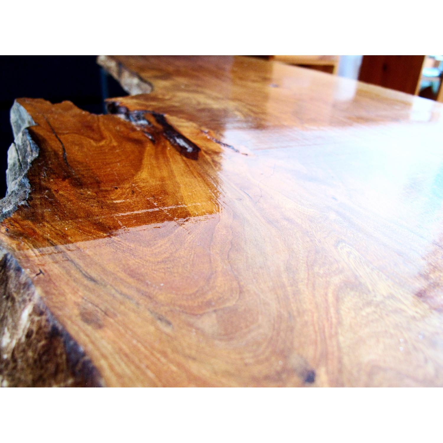 Cherry Wood Live Edge Table - image-4
