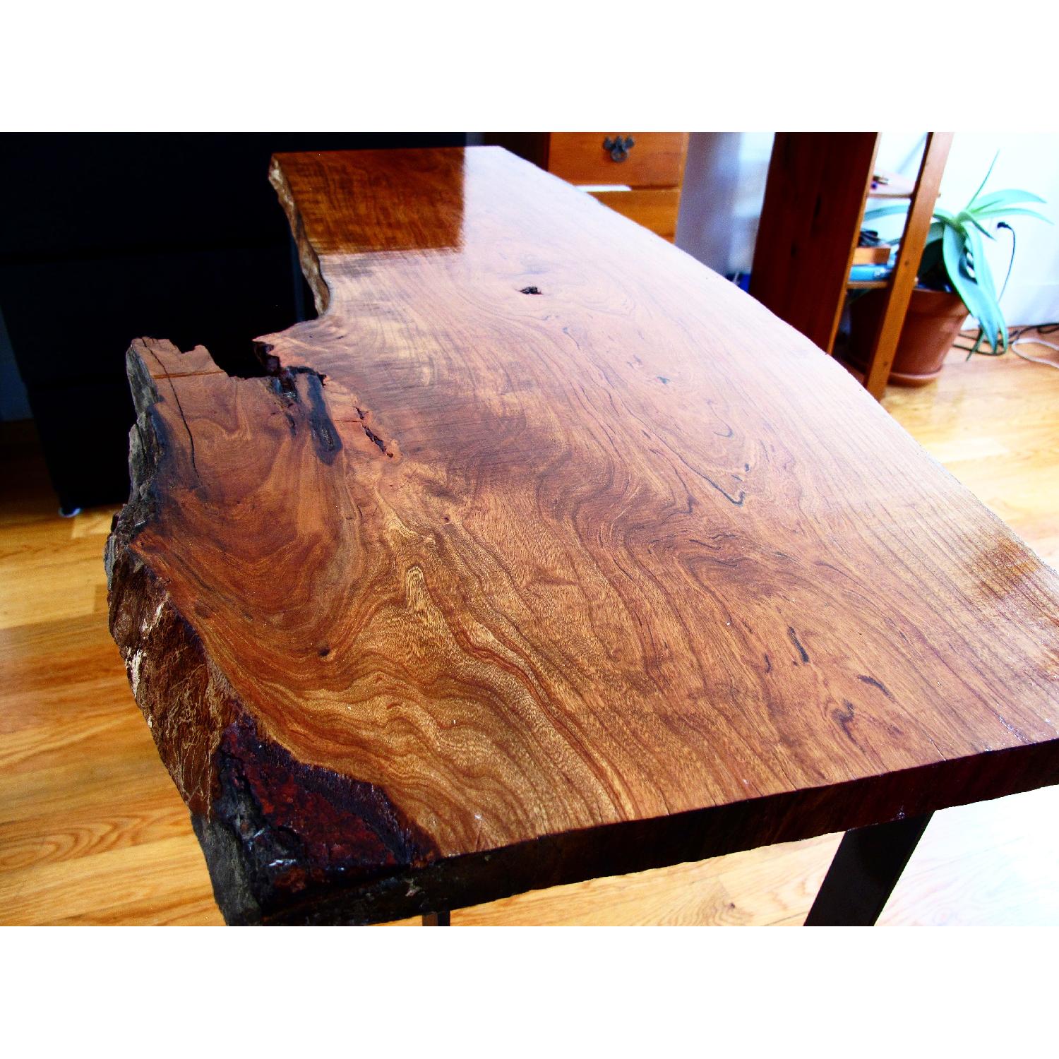 Cherry Wood Live Edge Table - image-5