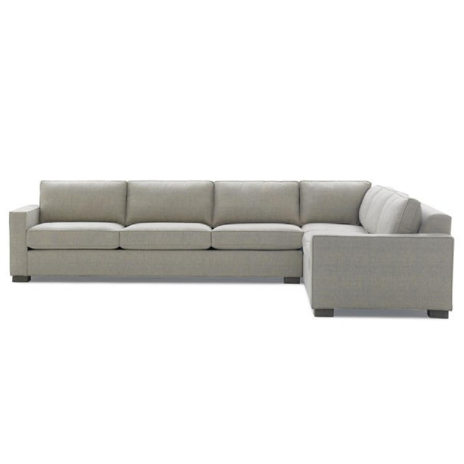 Mitchell Gold + Bob Williams Carson Sectional Sofa in Grey - image-1