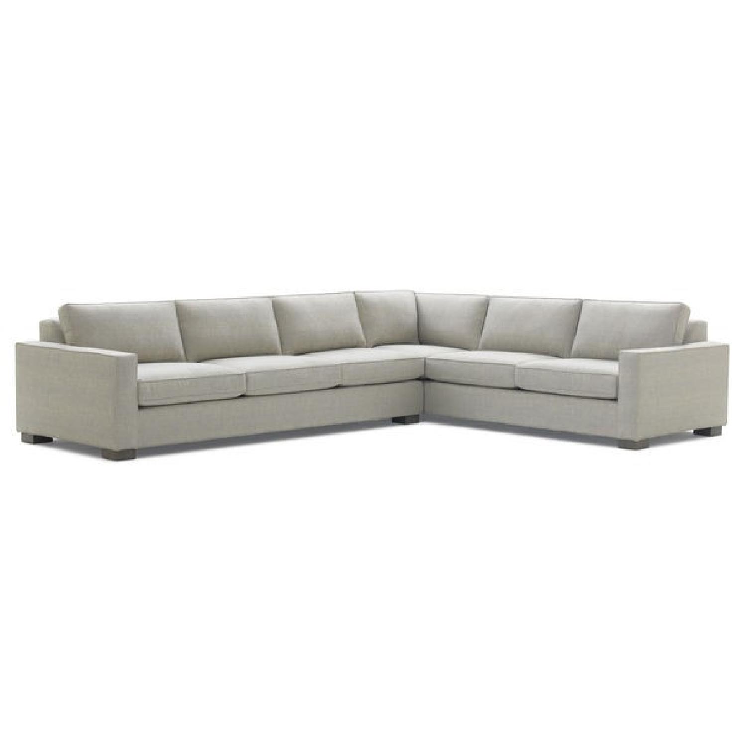 Mitchell Gold + Bob Williams Carson Sectional Sofa in Grey - image-2