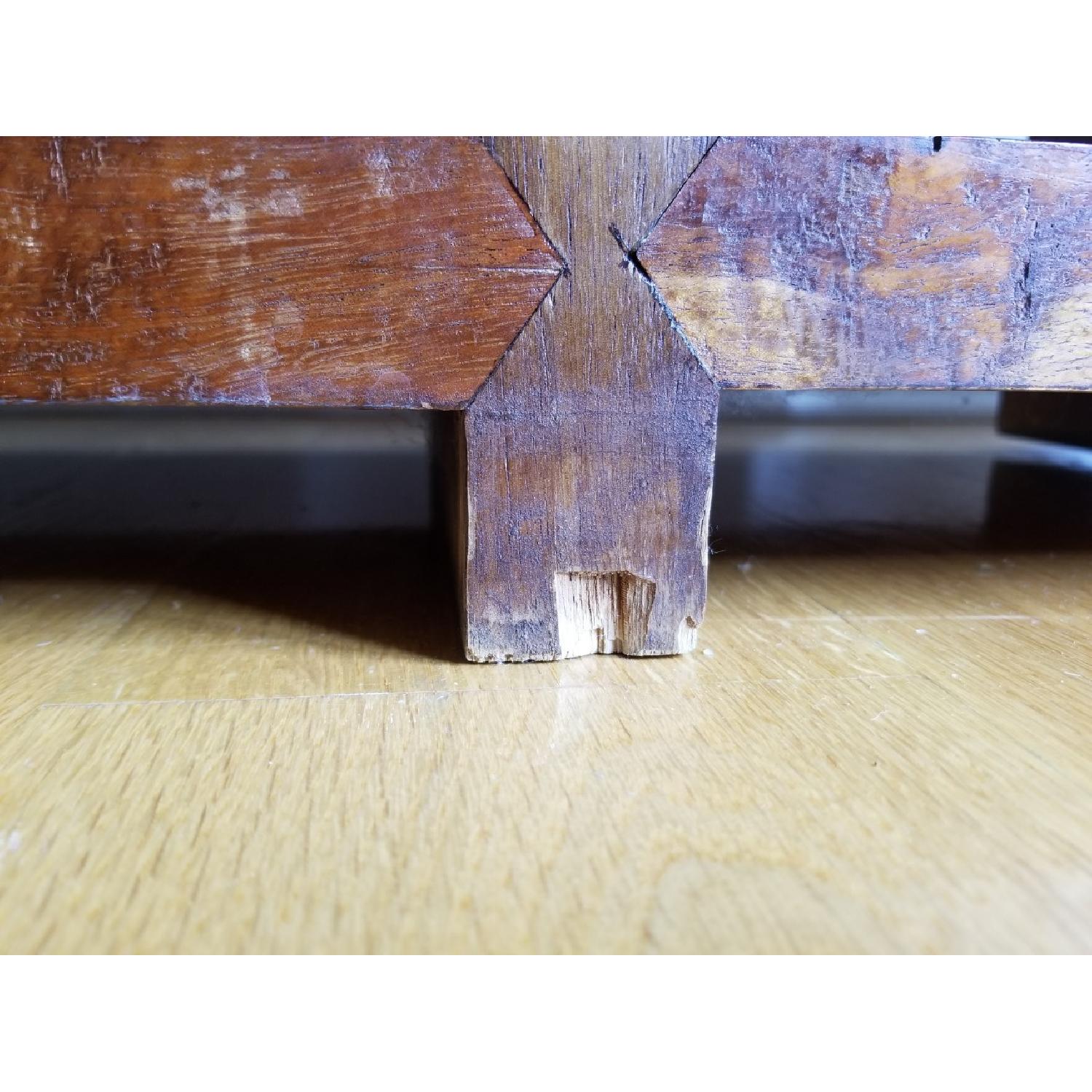 Solid Wood 10 Cubby Stair Shelving Unit - image-11