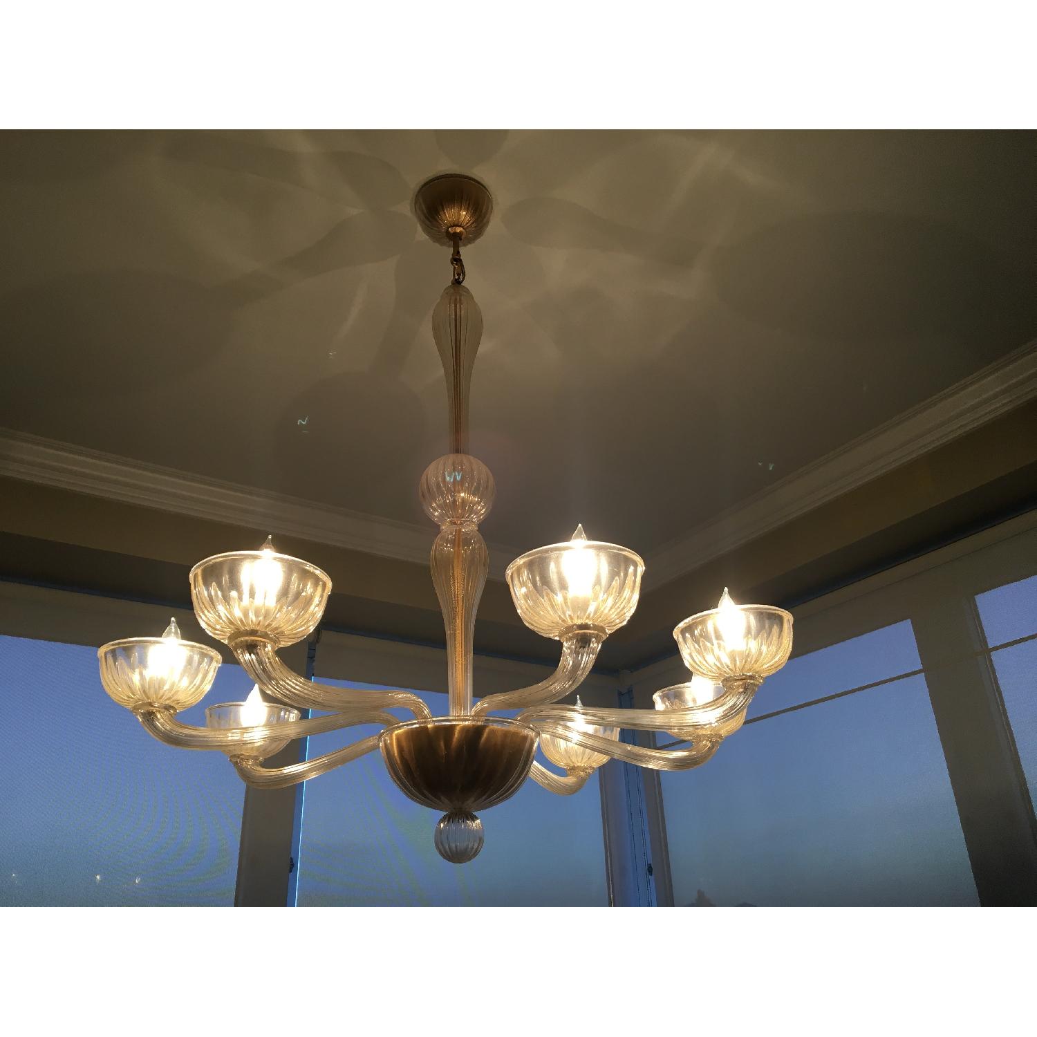 Murano Balestra Hand Blown Glass Chandelier - image-1