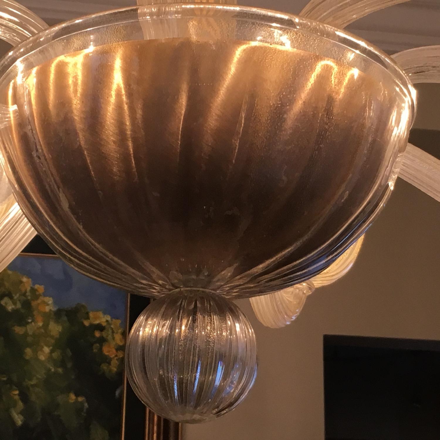 Murano Balestra Hand Blown Glass Chandelier - image-3