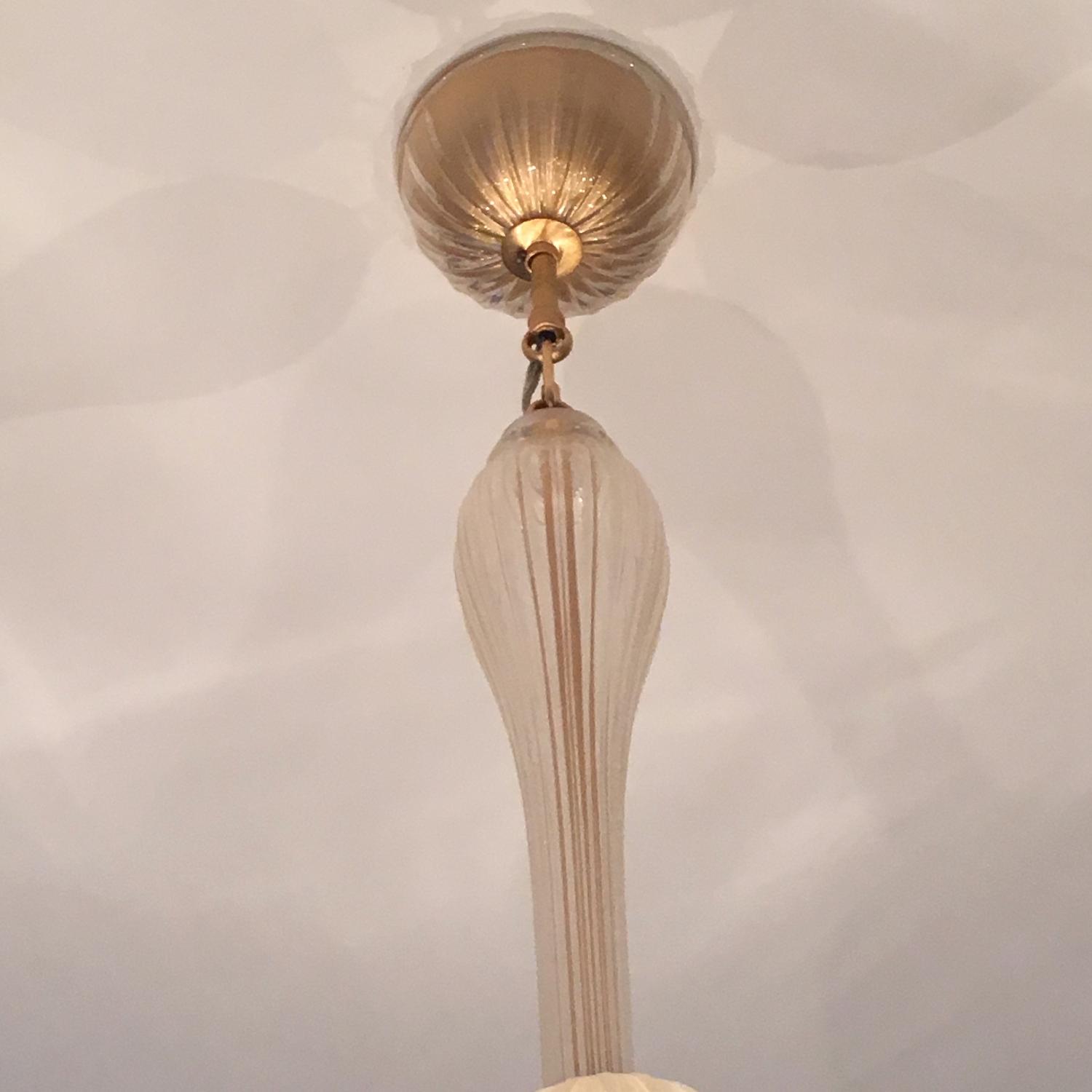 Murano Balestra Hand Blown Glass Chandelier - image-5