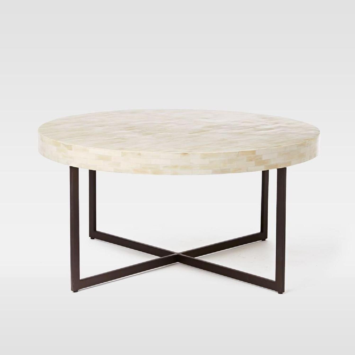 West Elm Bone Coffee Table - image-0