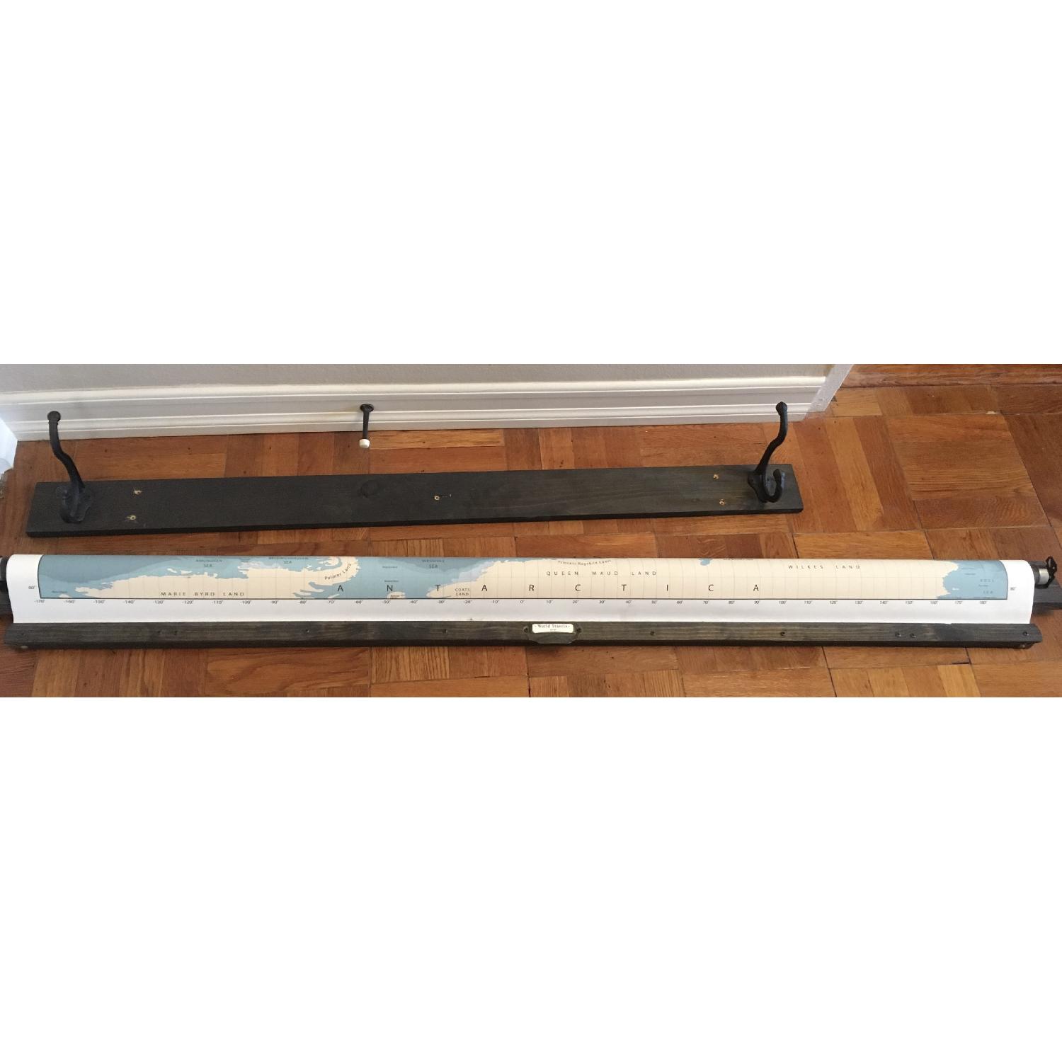 Grade School Style Pull Down World Map - image-2