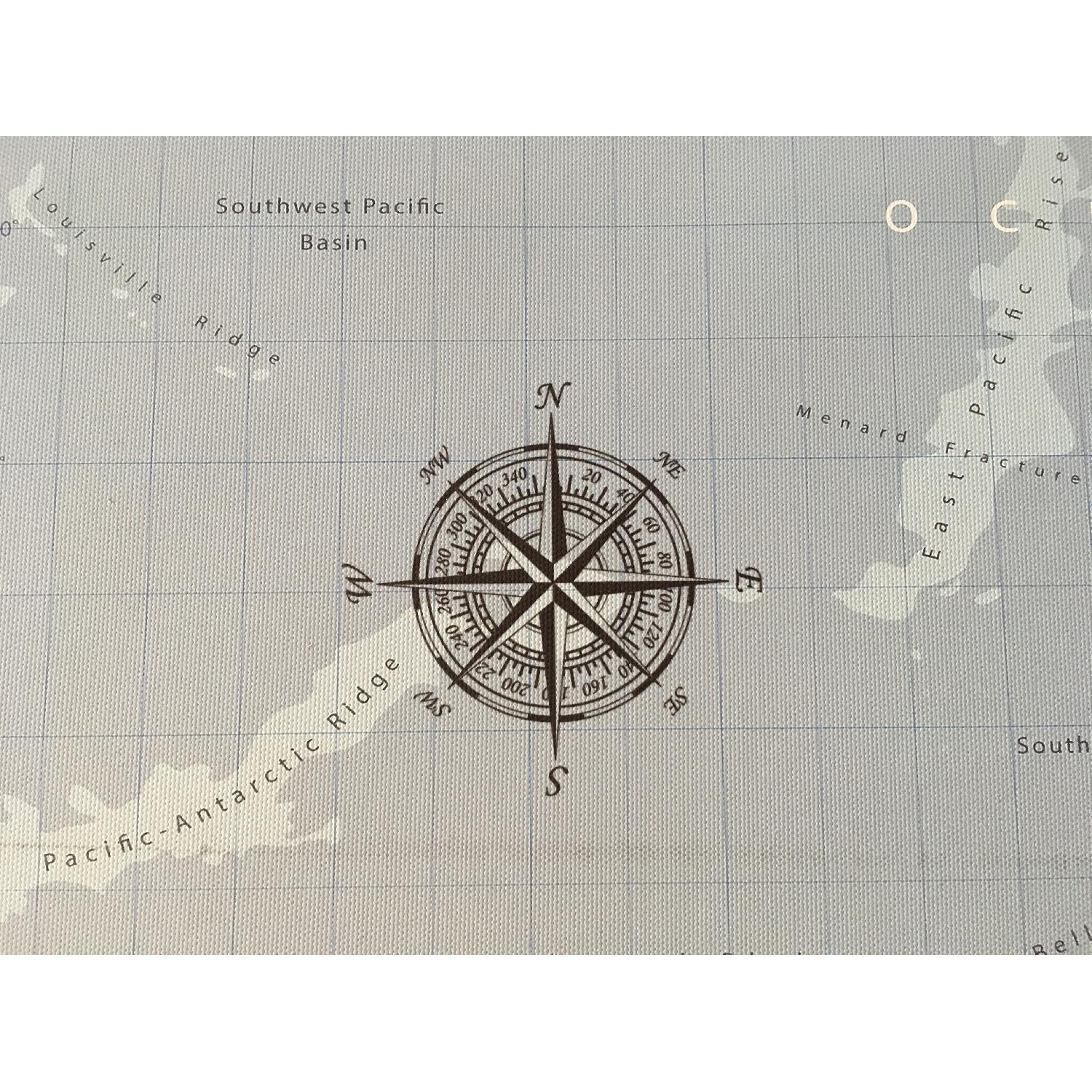 Grade School Style Pull Down World Map - image-3