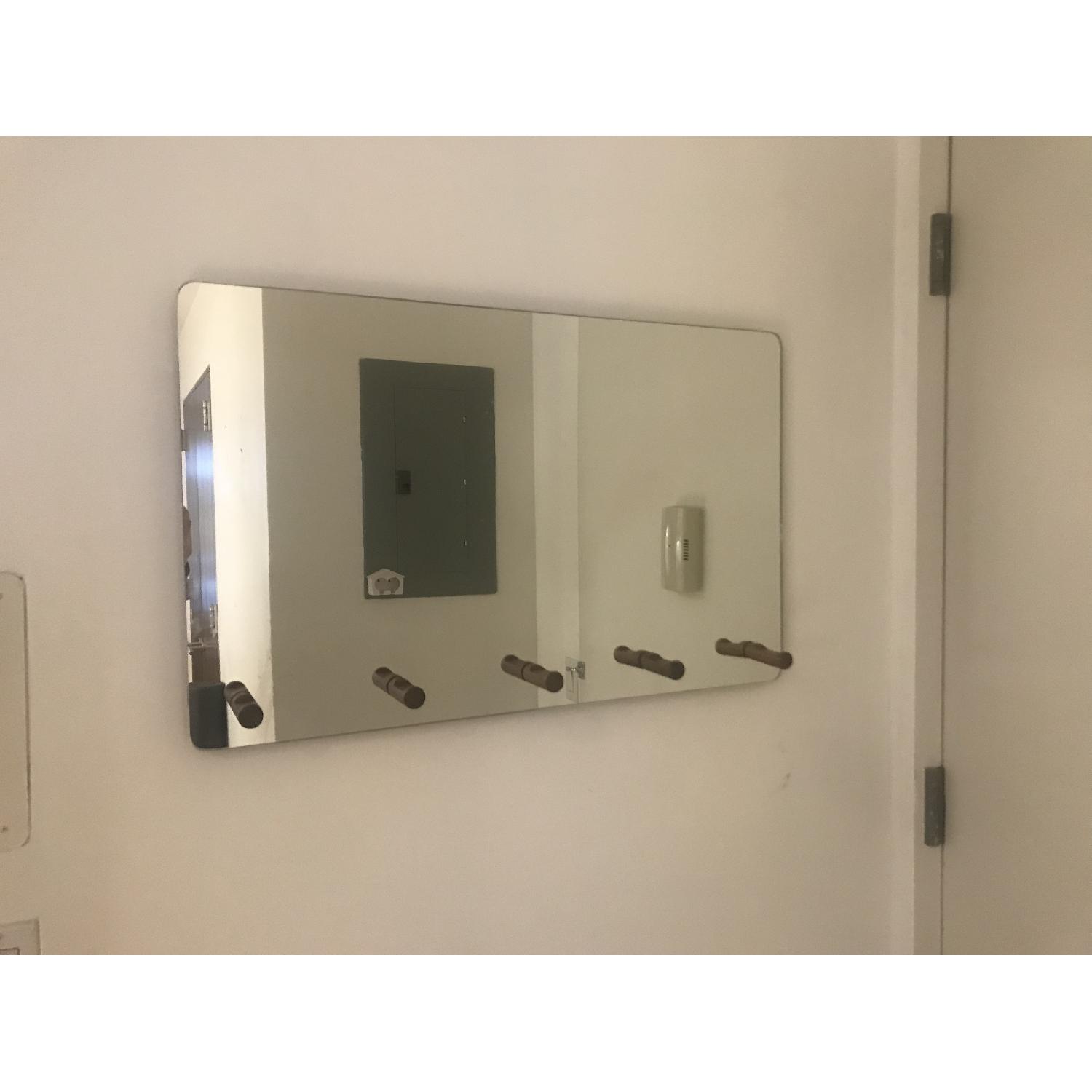 Blu Dot Peggy Mirror w/ Wooden Pegs - image-2