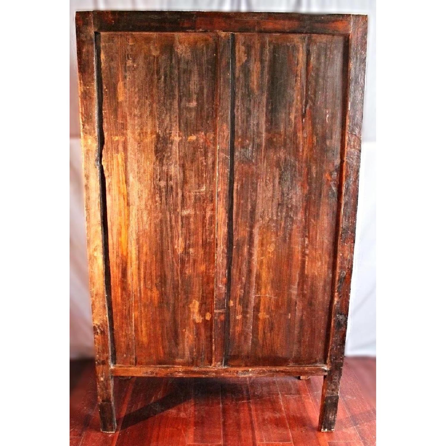 Vintage Early Lacquered Chinese Armoire/Cabinet - image-9