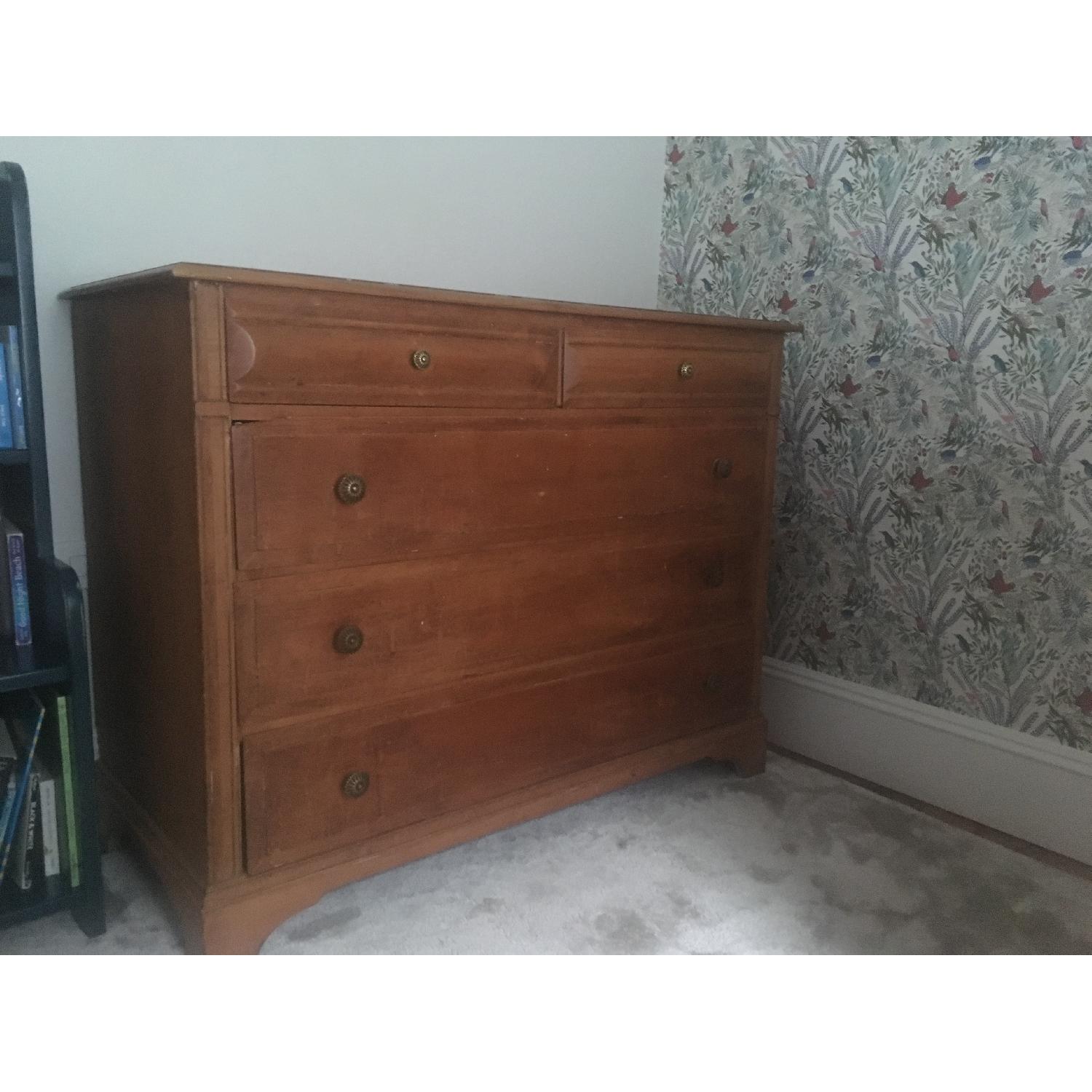 Vintage Wood Dresser - image-1