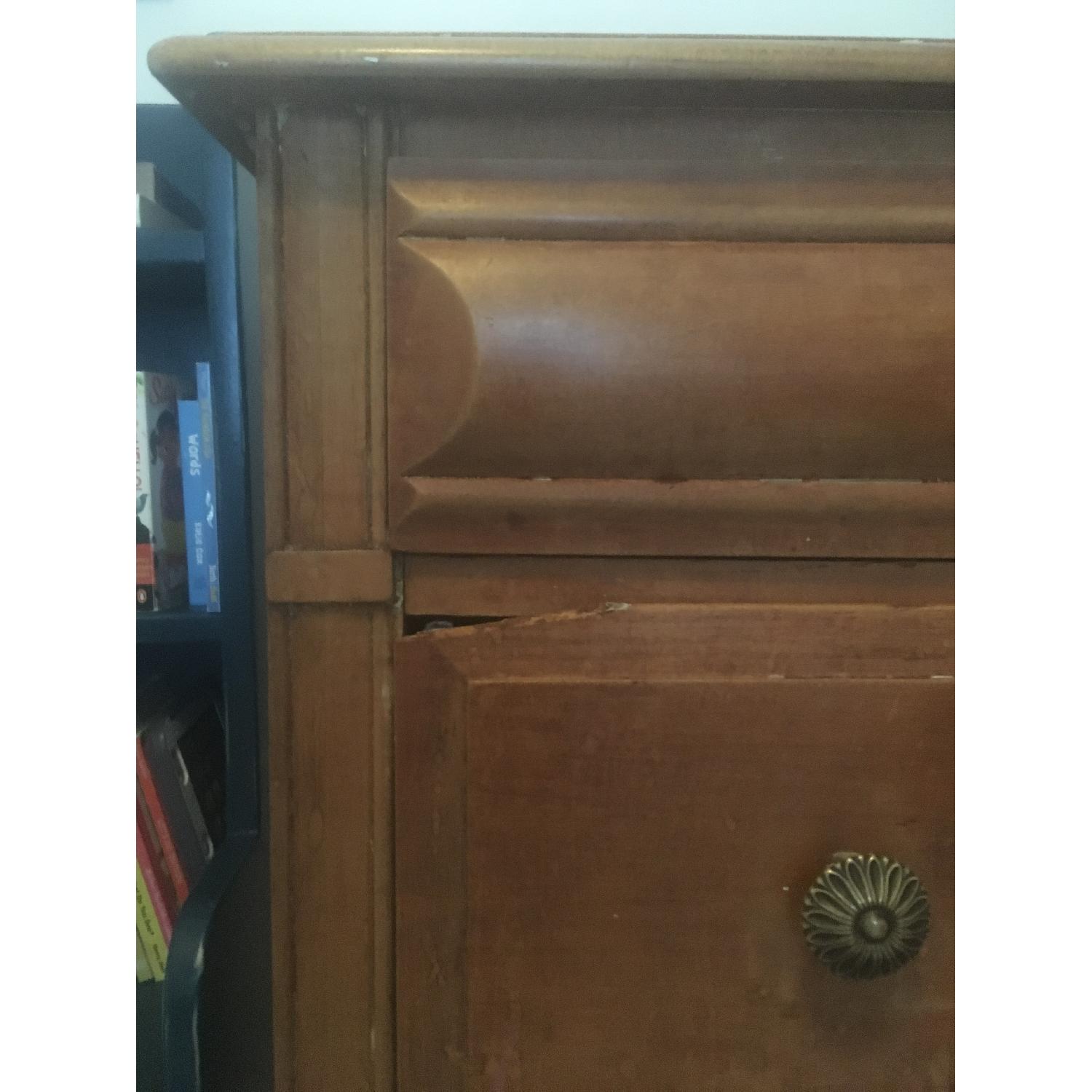 Vintage Wood Dresser - image-2