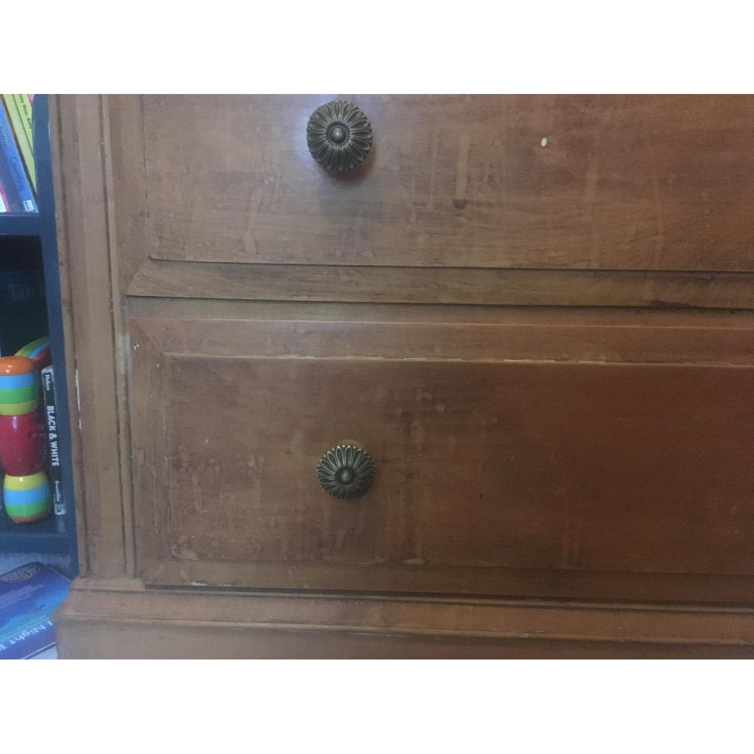 Vintage Wood Dresser - image-4