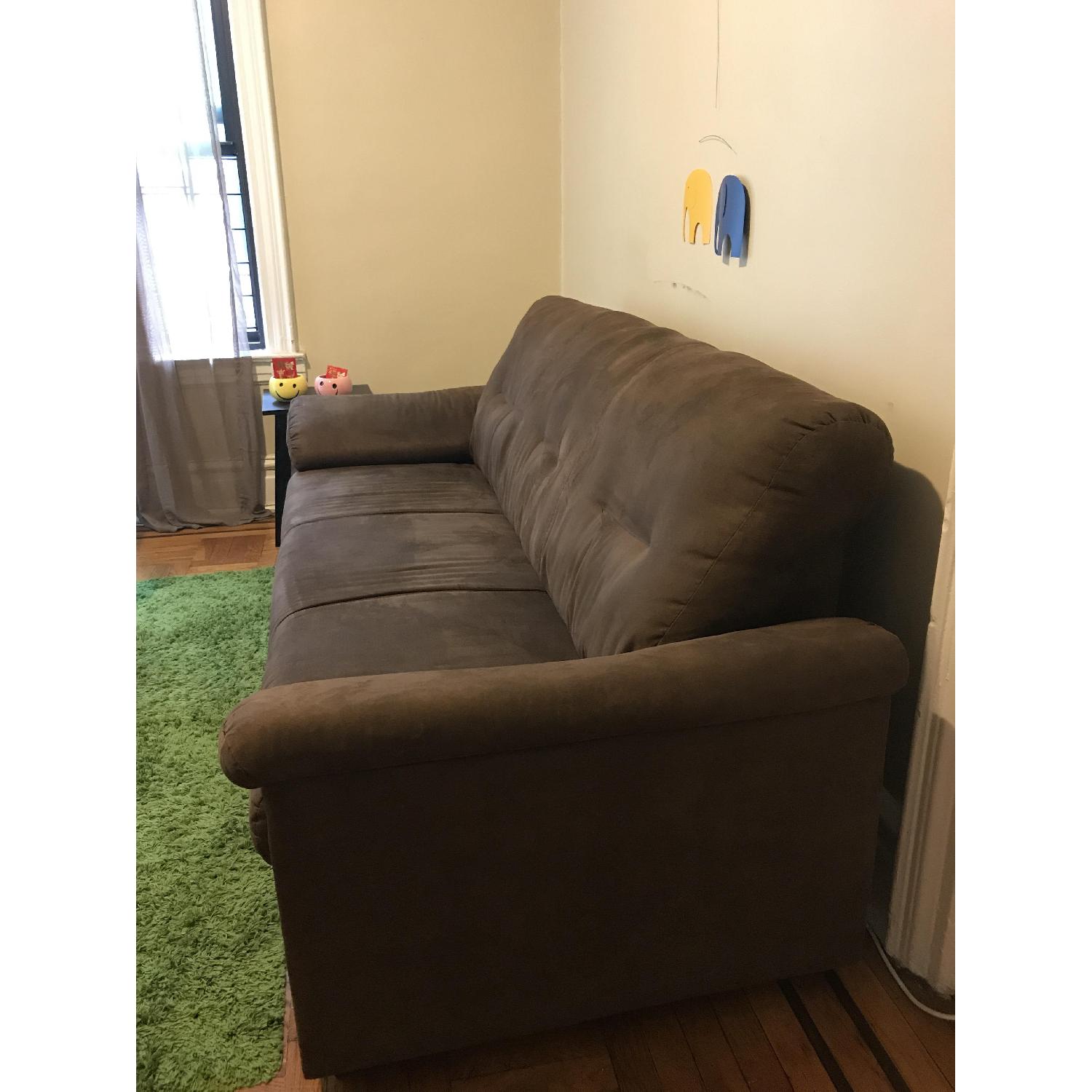 Ikea Knislinge Dark Brown 3 Seater Sofa - image-2