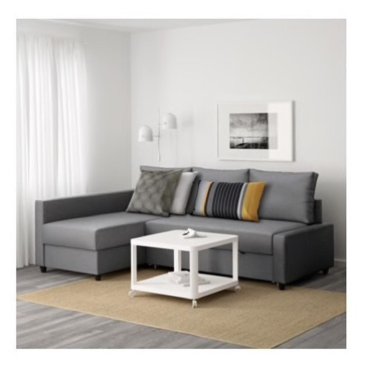 Ikea Friheten 3 Seat Sleeper Sectional Sofa w/ Storage - image-1
