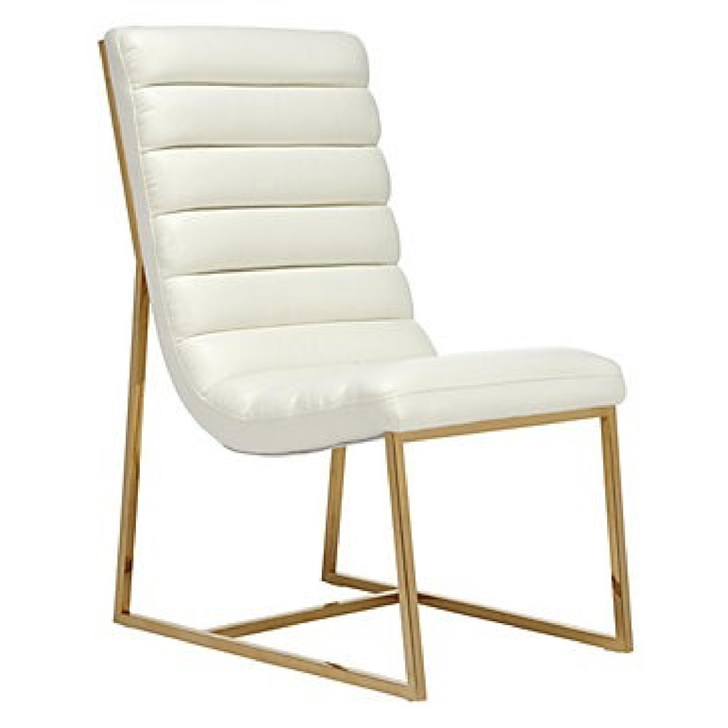 Z Gallerie Estella Dining Table w/ 6 Gunnar Side Chairs - image-5