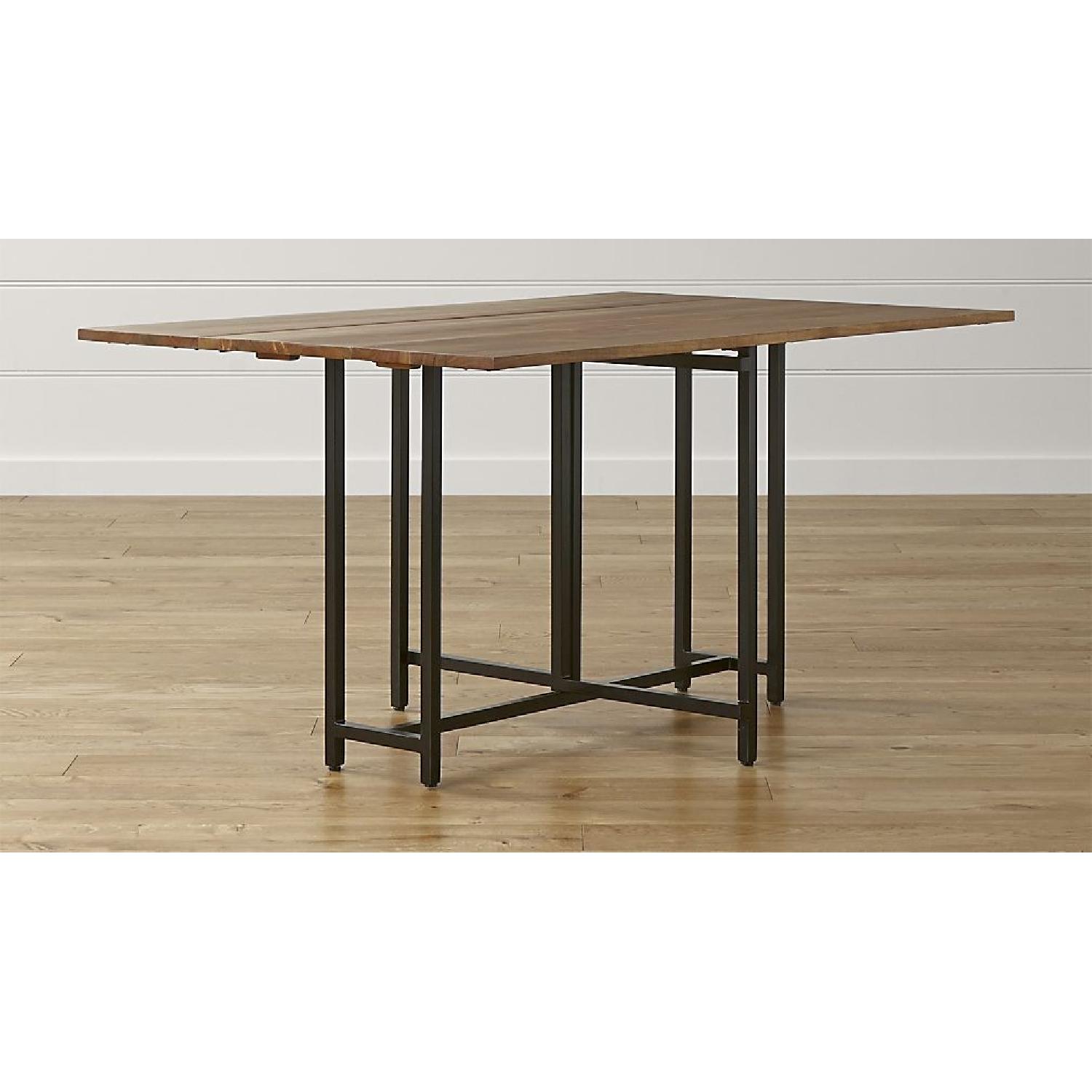 Crate & Barrel Origami Drop Leaf Table - image-1