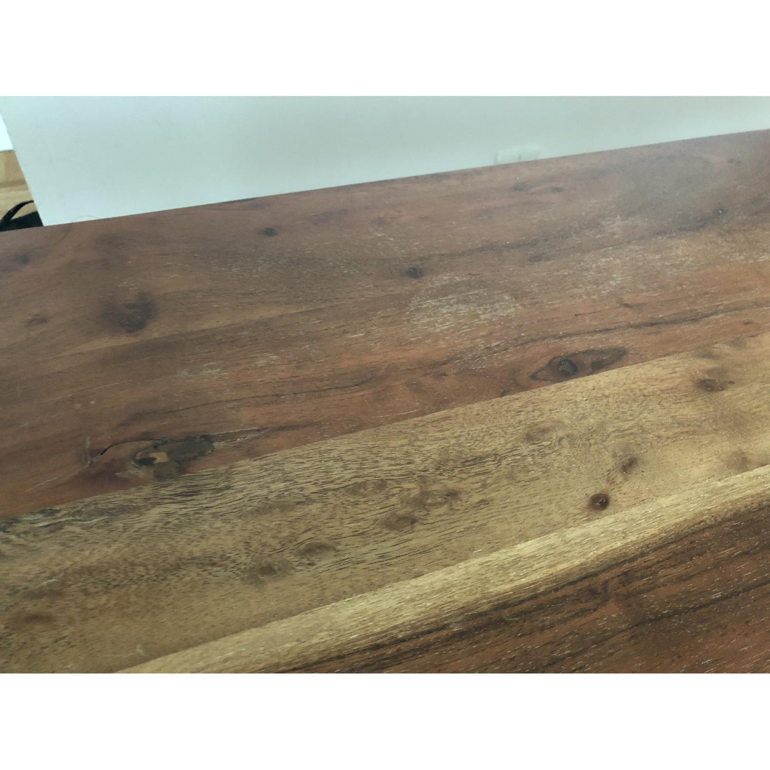 Crate & Barrel Origami Drop Leaf Table - image-6