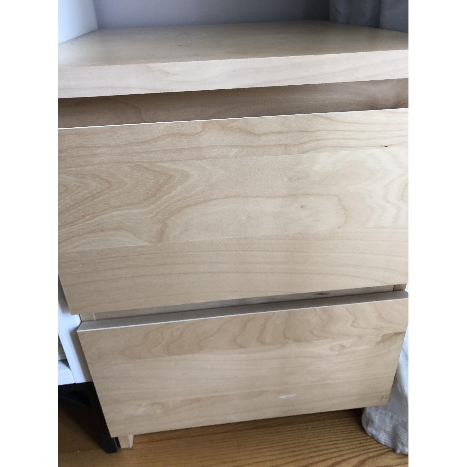 Ikea Malm 2Drawer Side Tables AptDeco