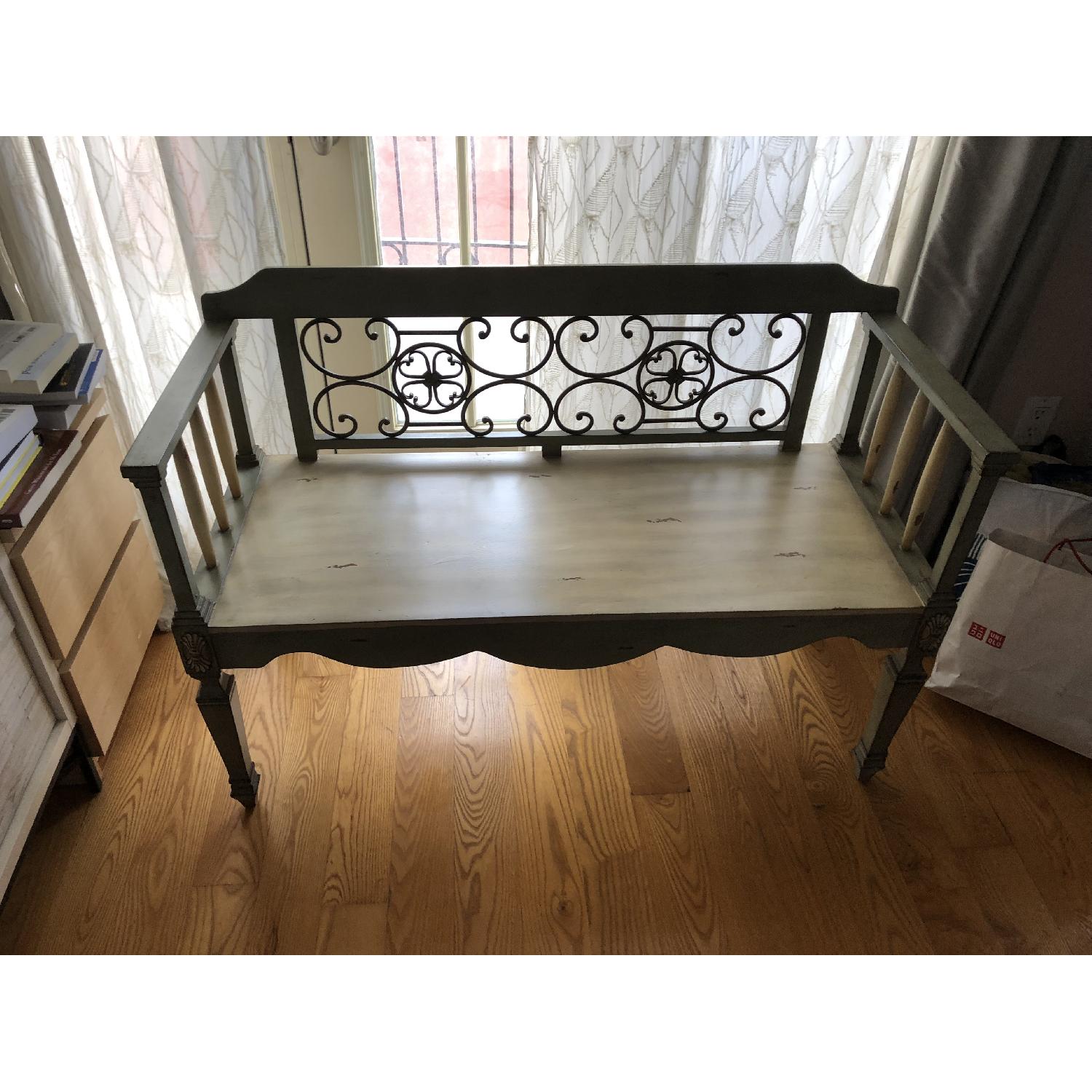 Pier 1 Shabby Chic Bench - image-2