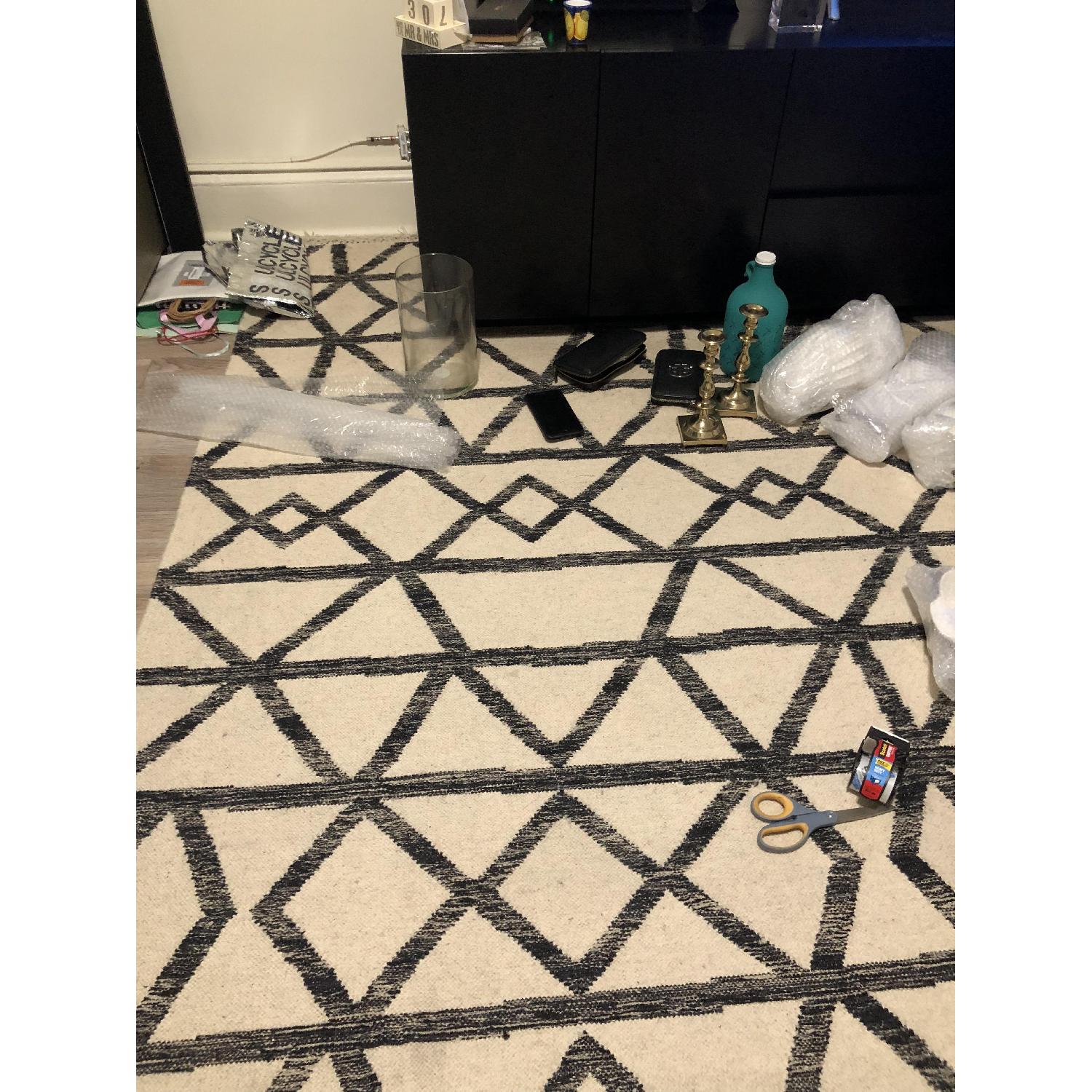 West Elm Torres Wool Kilim Area Rug - image-3