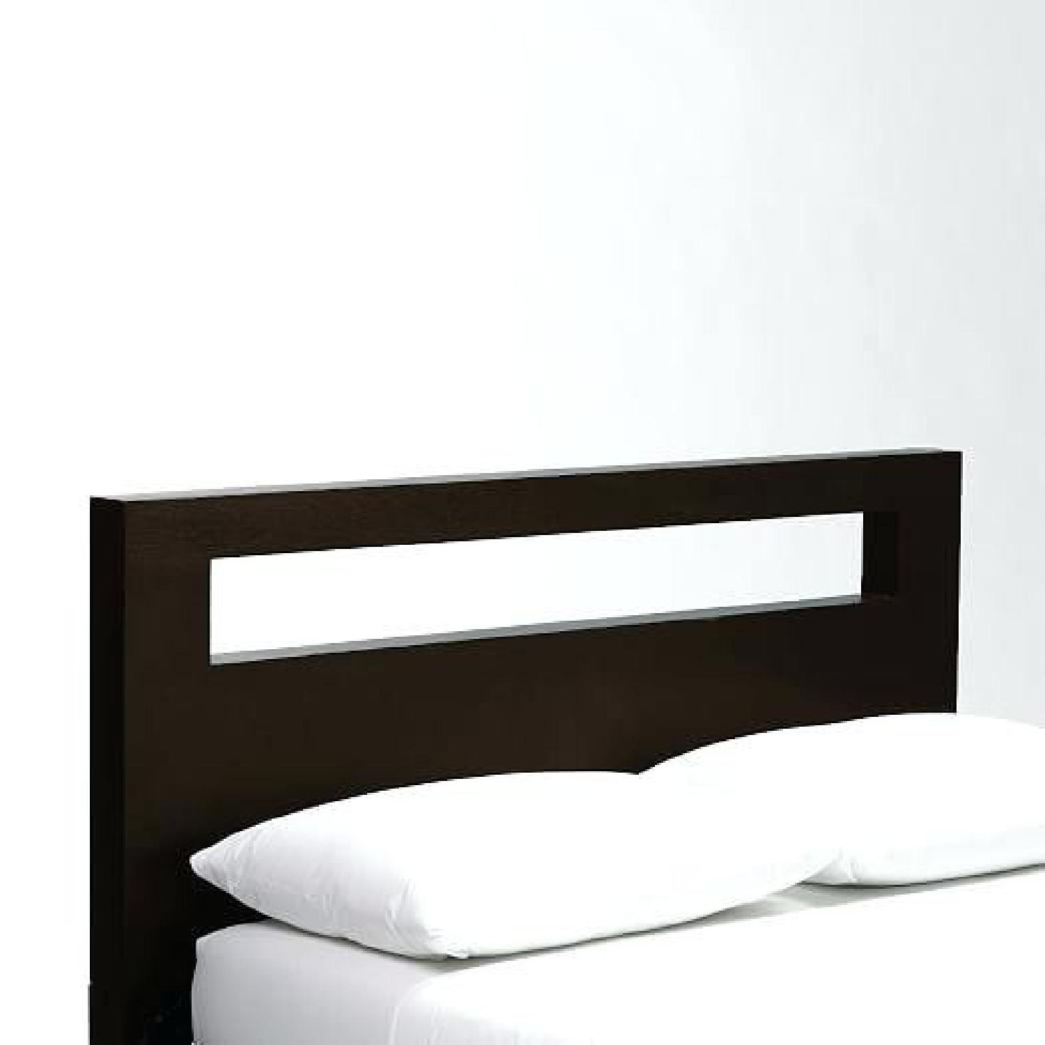 West Elm Cutout Queen Size Bed w/ Headboard - image-7