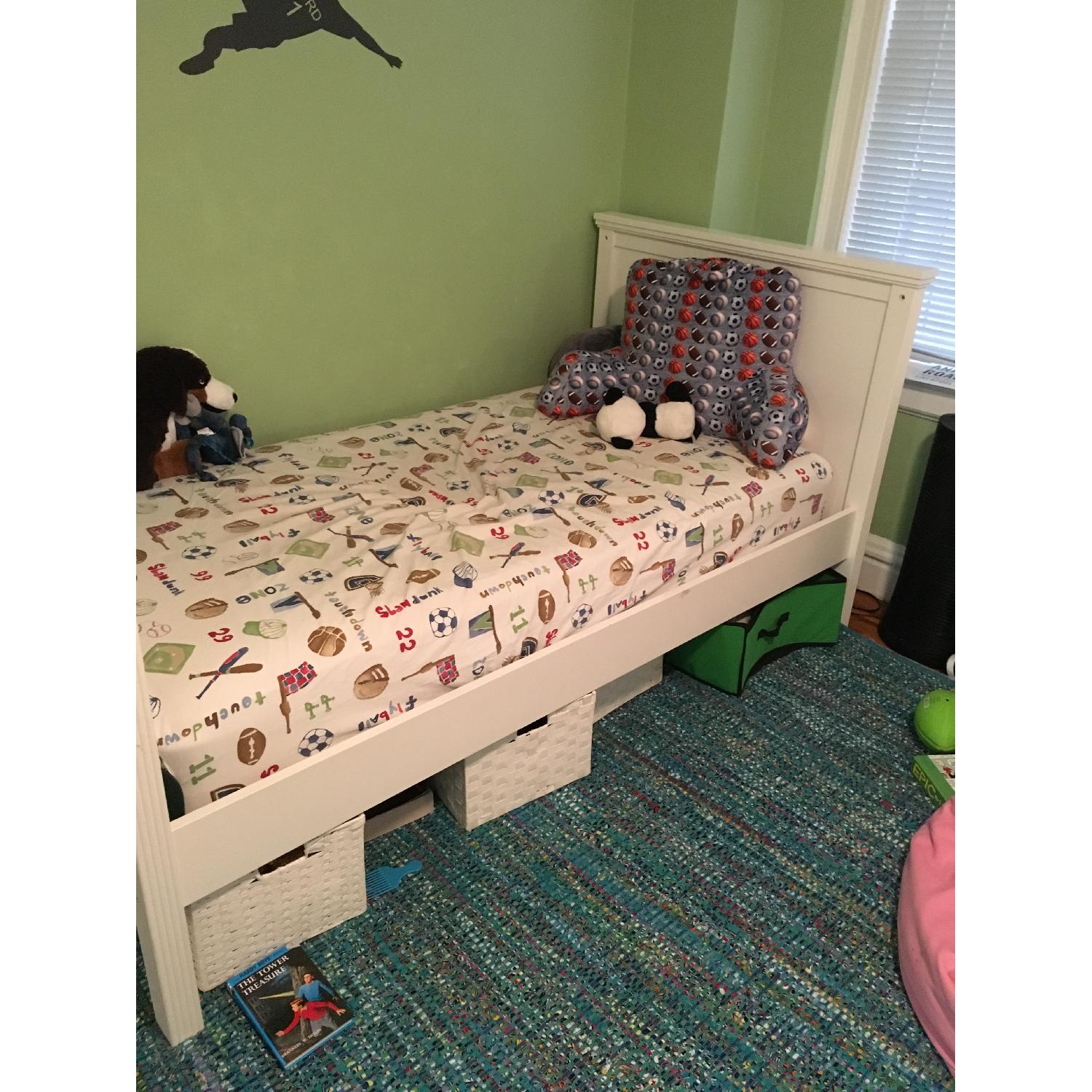 Pottery Barn White Wood Bunk Bed - image-4