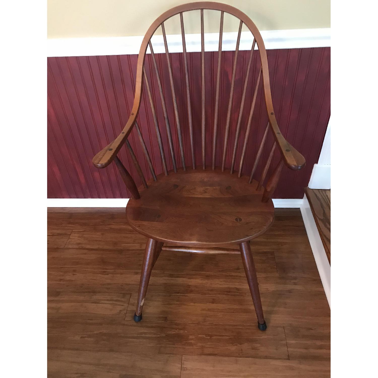 Stickley Mission Drawtop Dining Table w/ 6 Chairs - image-9