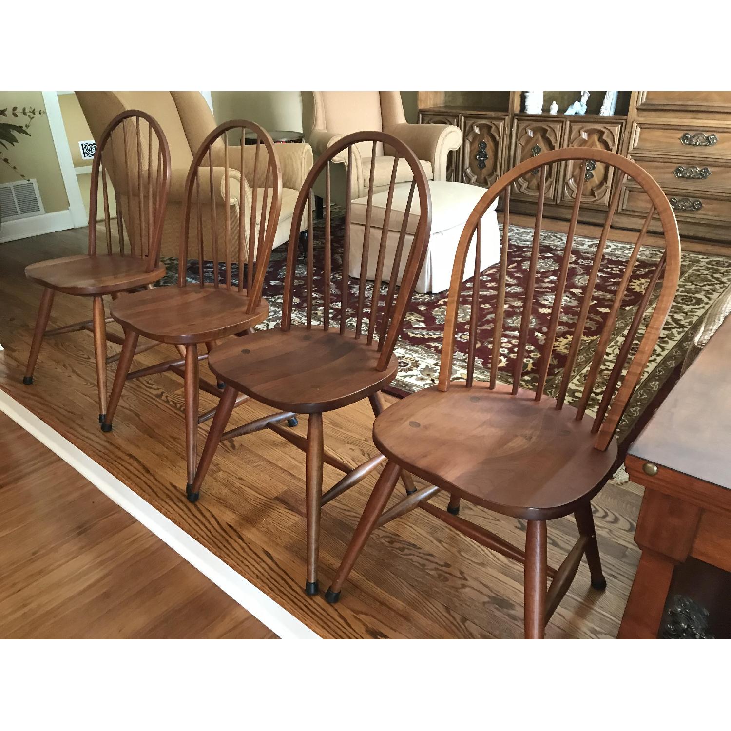 Stickley Mission Drawtop Dining Table w/ 6 Chairs - image-11