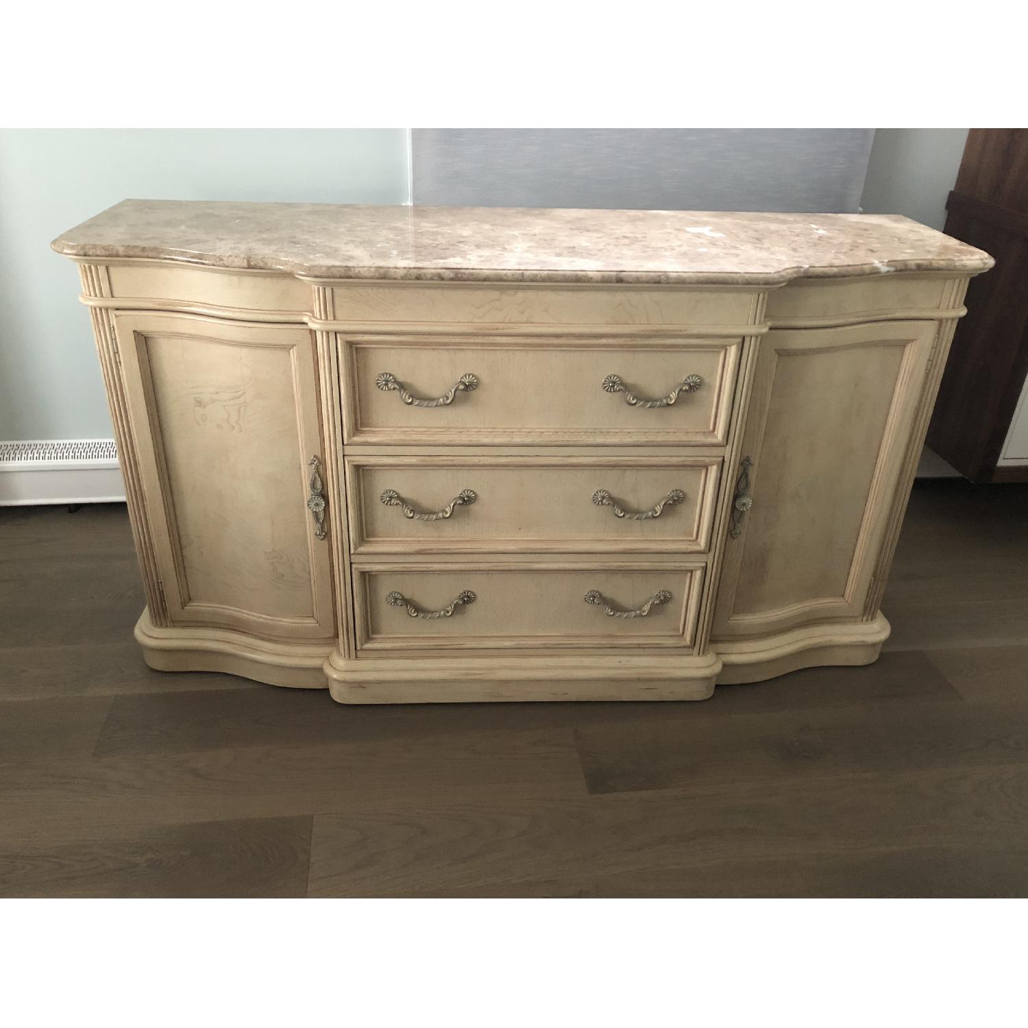 Stanley Sophia Marble Top Buffet Table - image-1