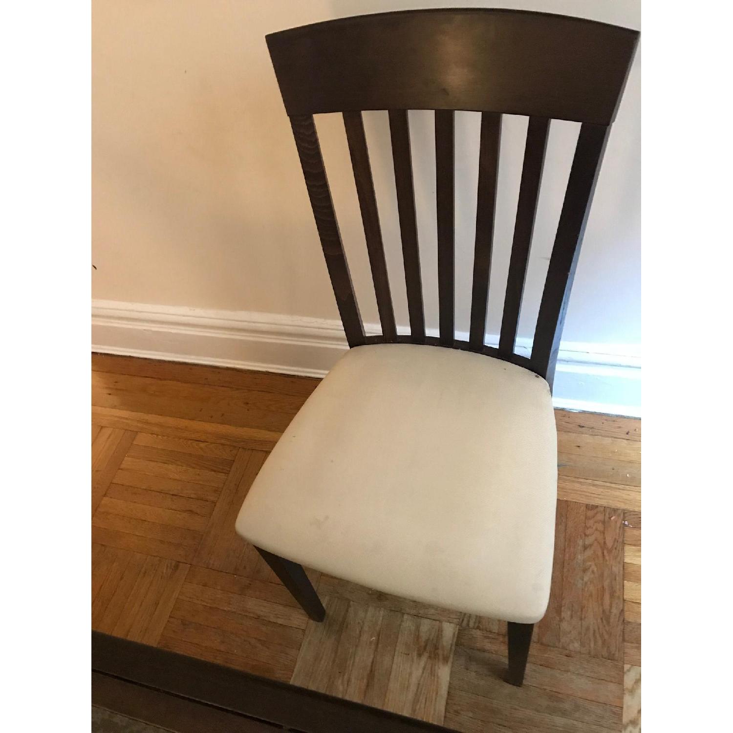 Calligaris Glass & Wood Extendable Dining Table w/ 4 Chairs - image-3