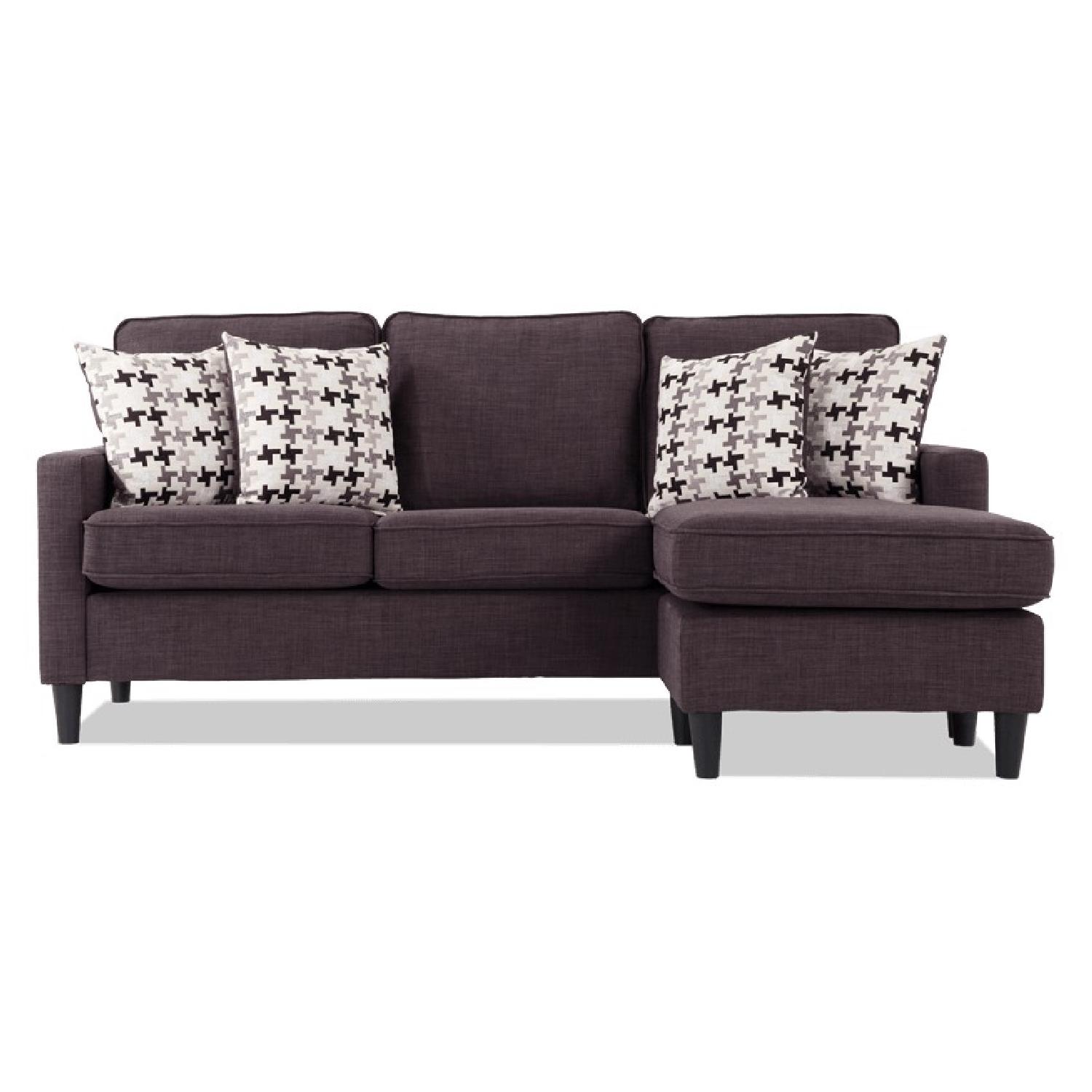 Bob's Malibu Charcoal Grey 2-Piece Sectional Sofa - image-0