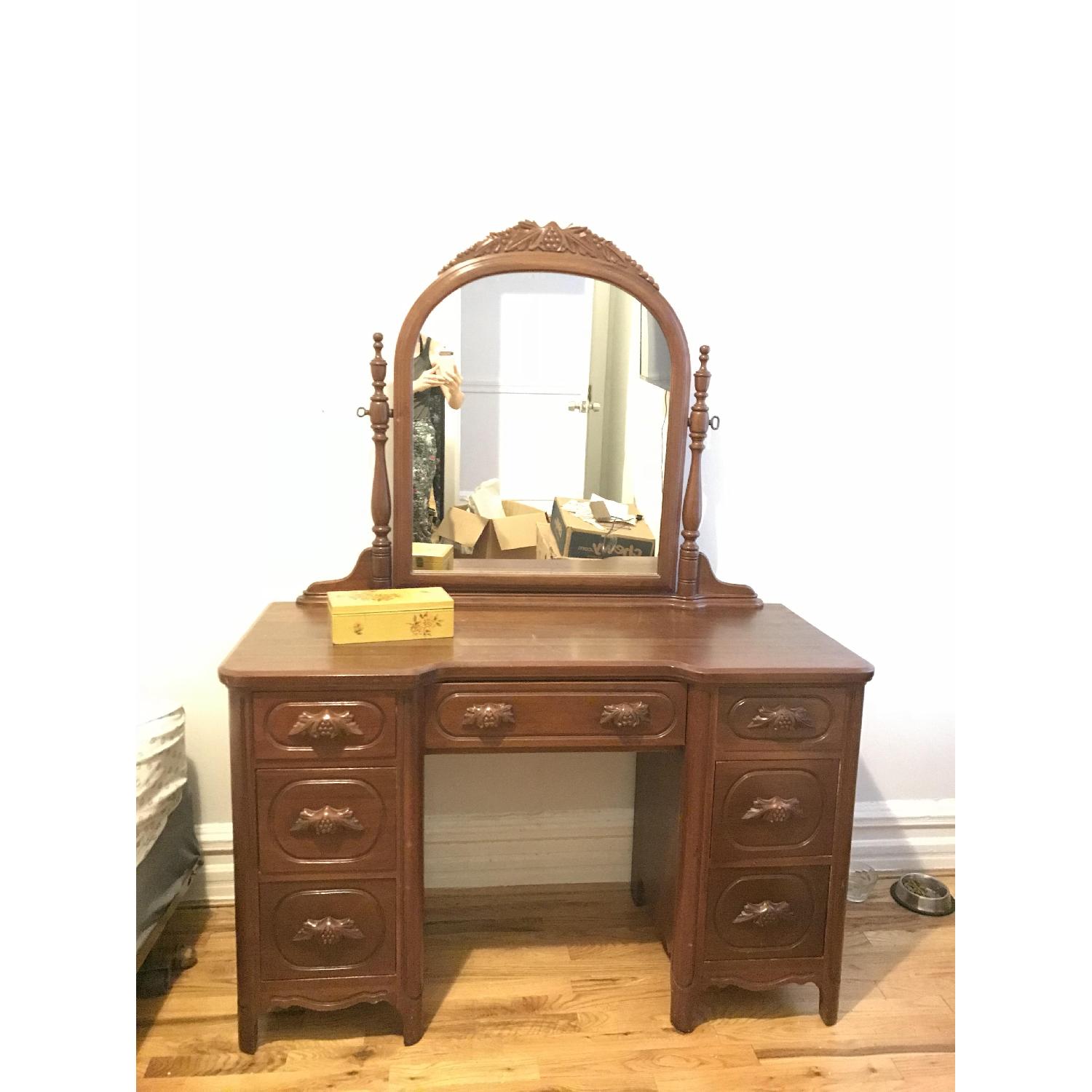 Vintage 1951 Davis Cabinet Company Vanity - image-1