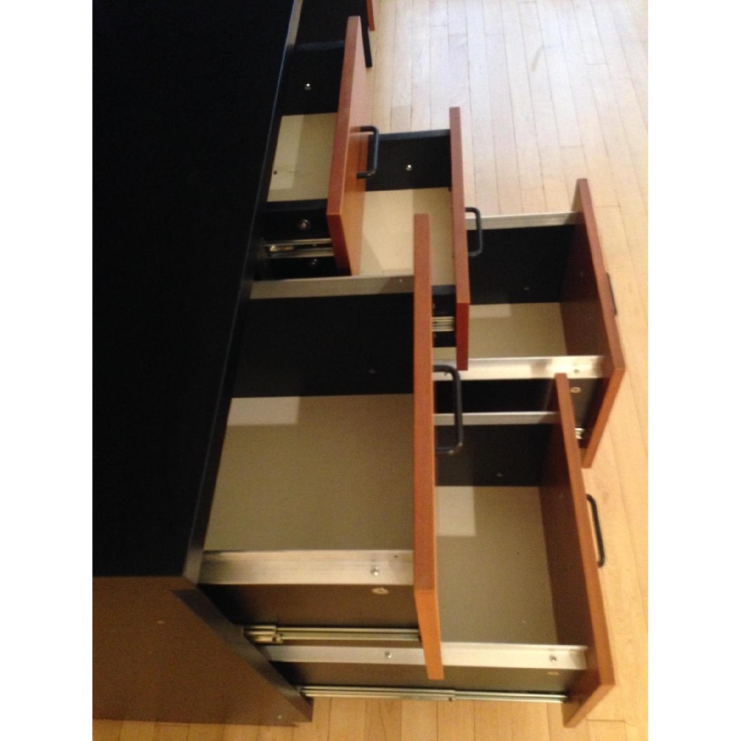 Techline Wall Unit w / Desk Shelves & 2 File Cabinets - image-5