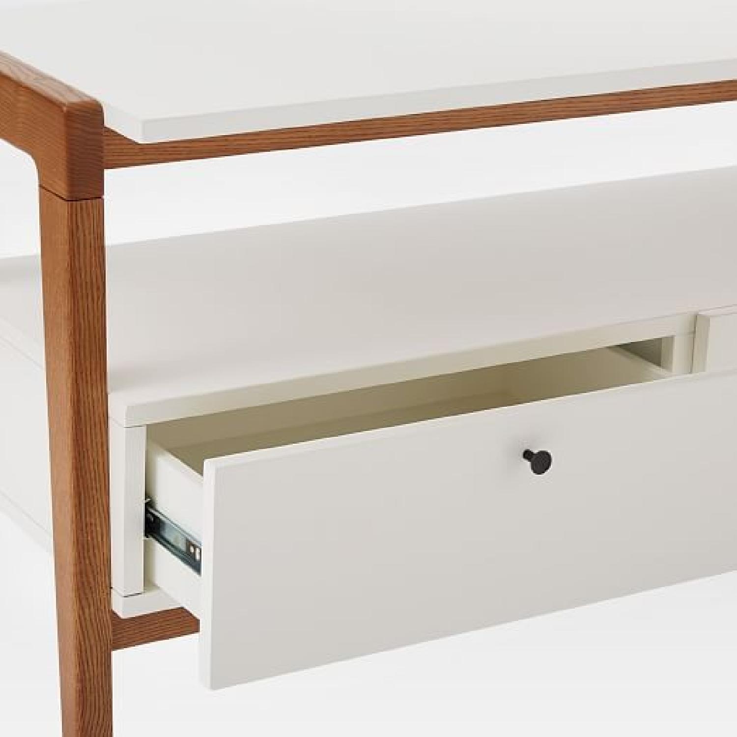 West Elm Modern Media Console in White Lacquer - image-8