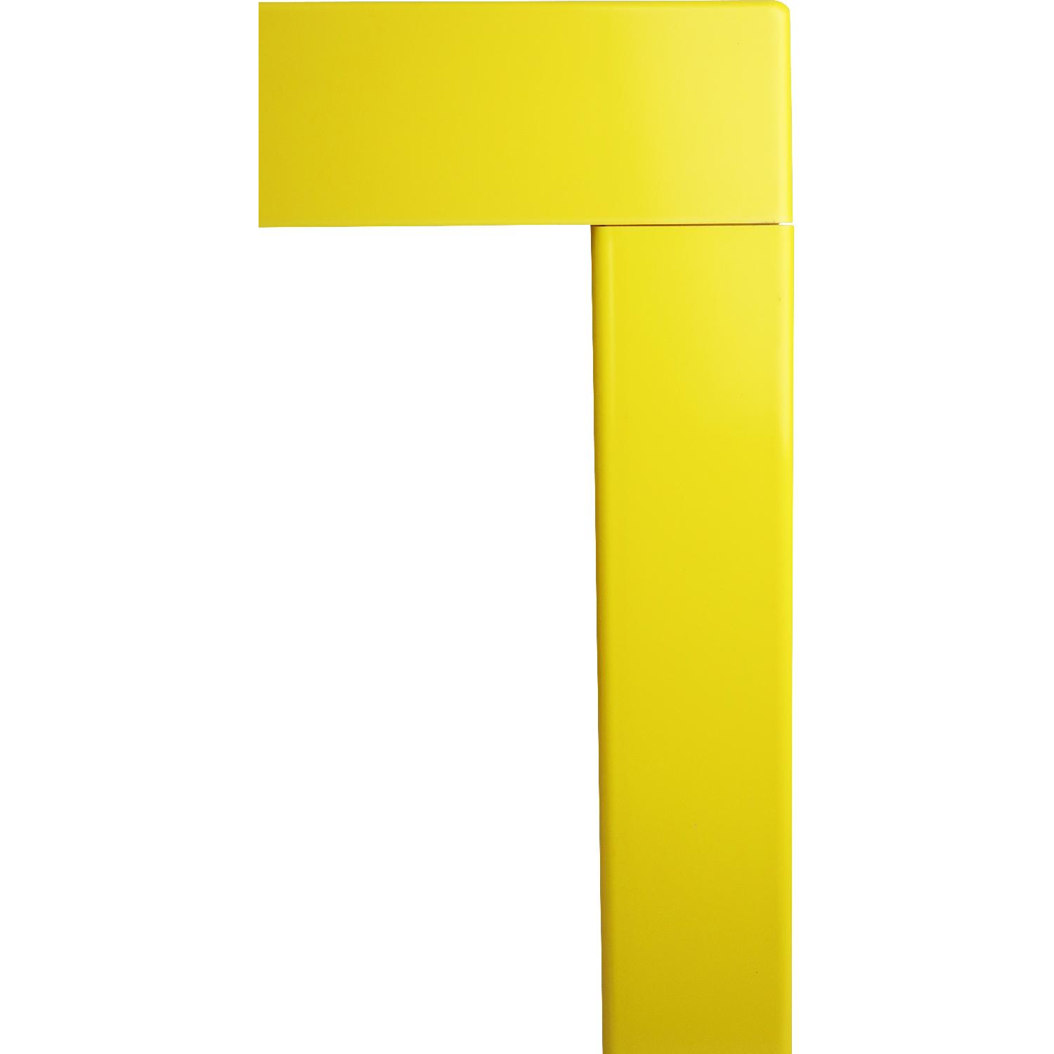 Vintage Yellow Plastic Side Table - image-2