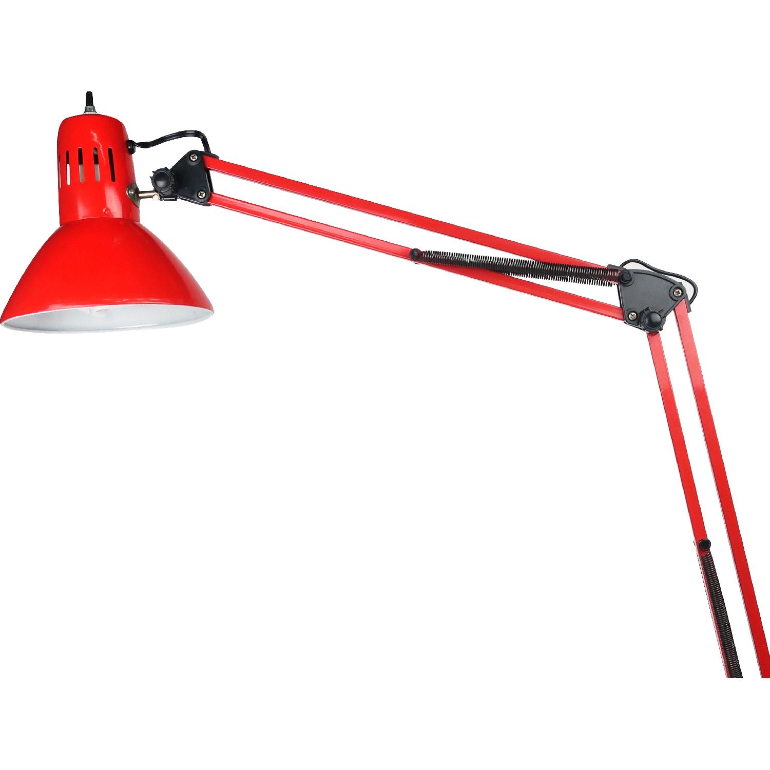 Vintage Red Architects Lamp - image-1