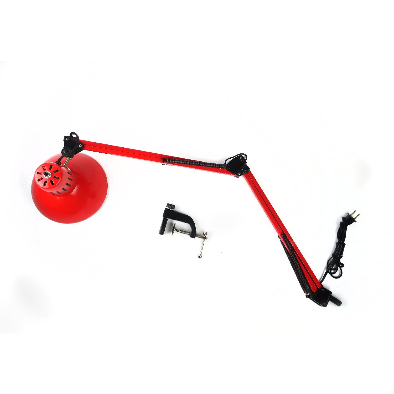 Vintage Red Architects Lamp - image-2