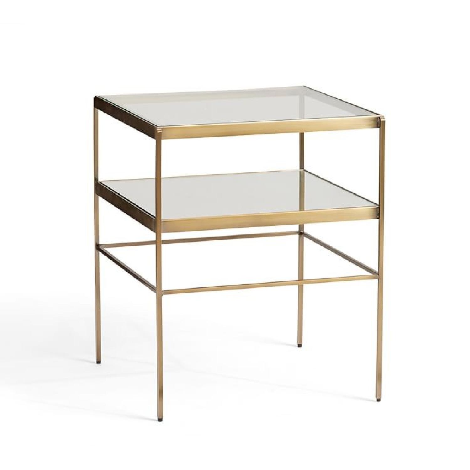 Pottery Barn Leona Cube Tables - image-0