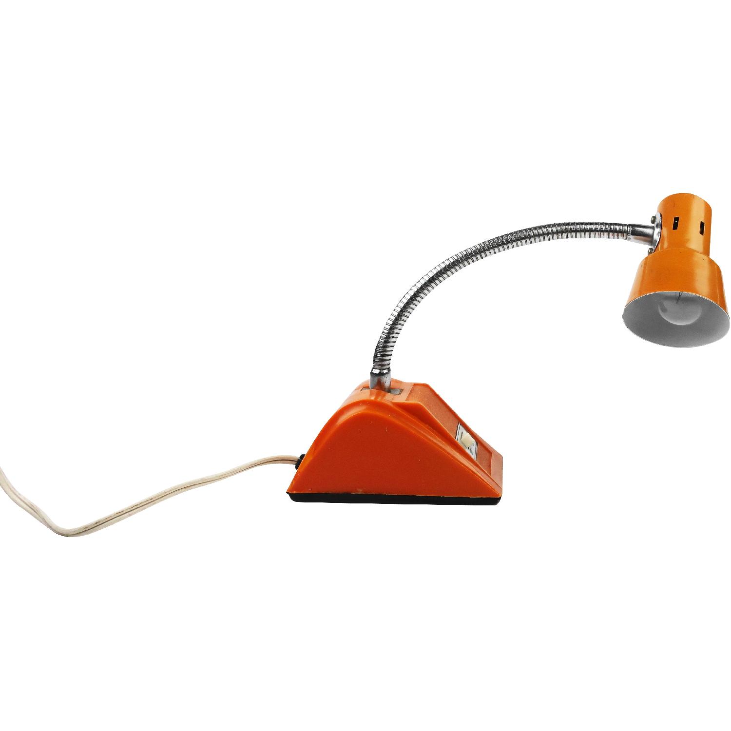 Vintage Orange Desk Lamp - image-1