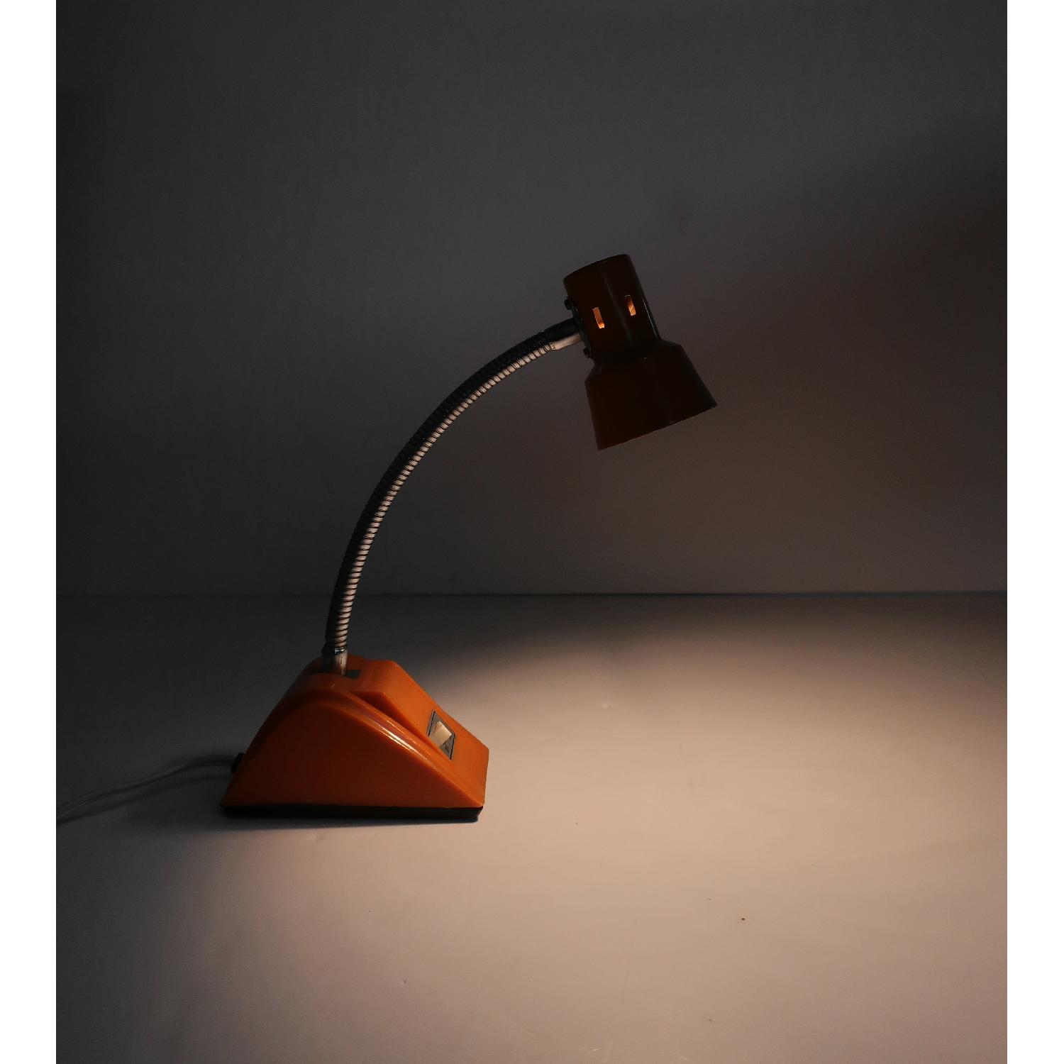 Vintage Orange Desk Lamp - image-4