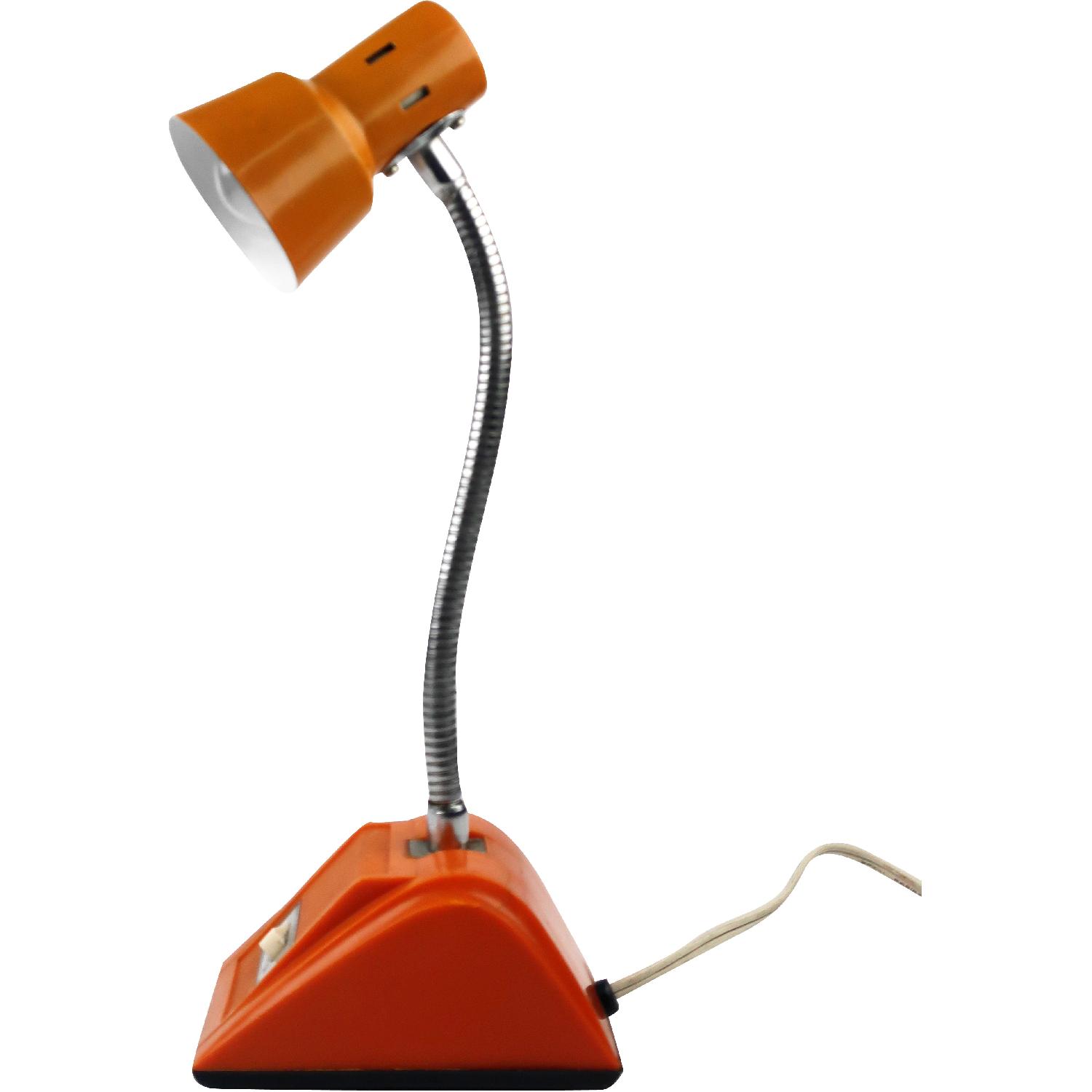 Vintage Orange Desk Lamp - image-5