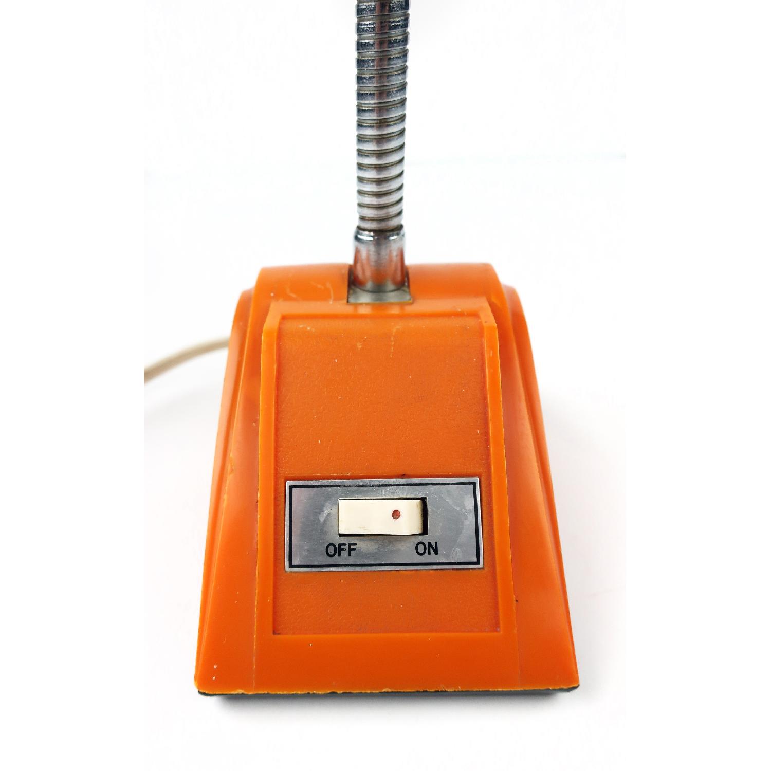 Vintage Orange Desk Lamp - image-6