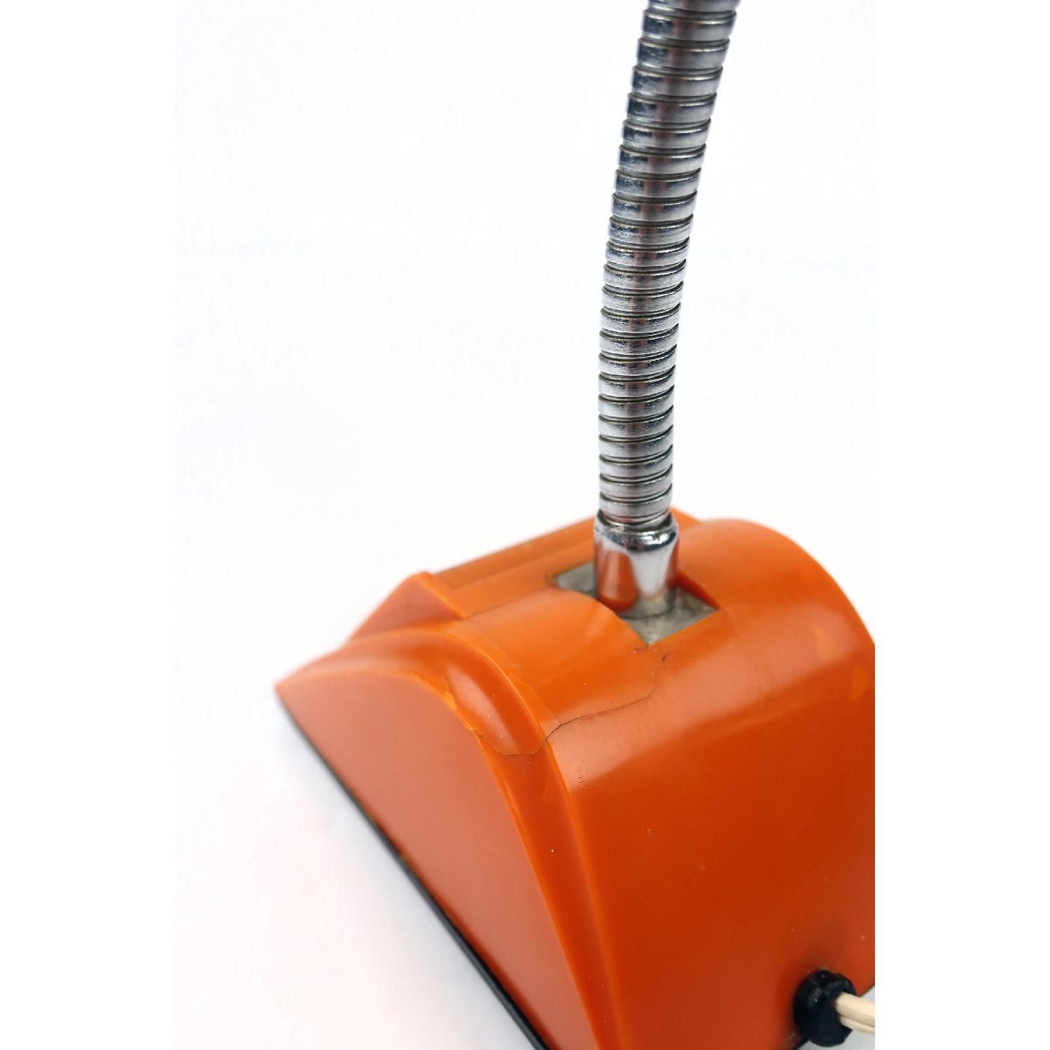 Vintage Orange Desk Lamp - image-7